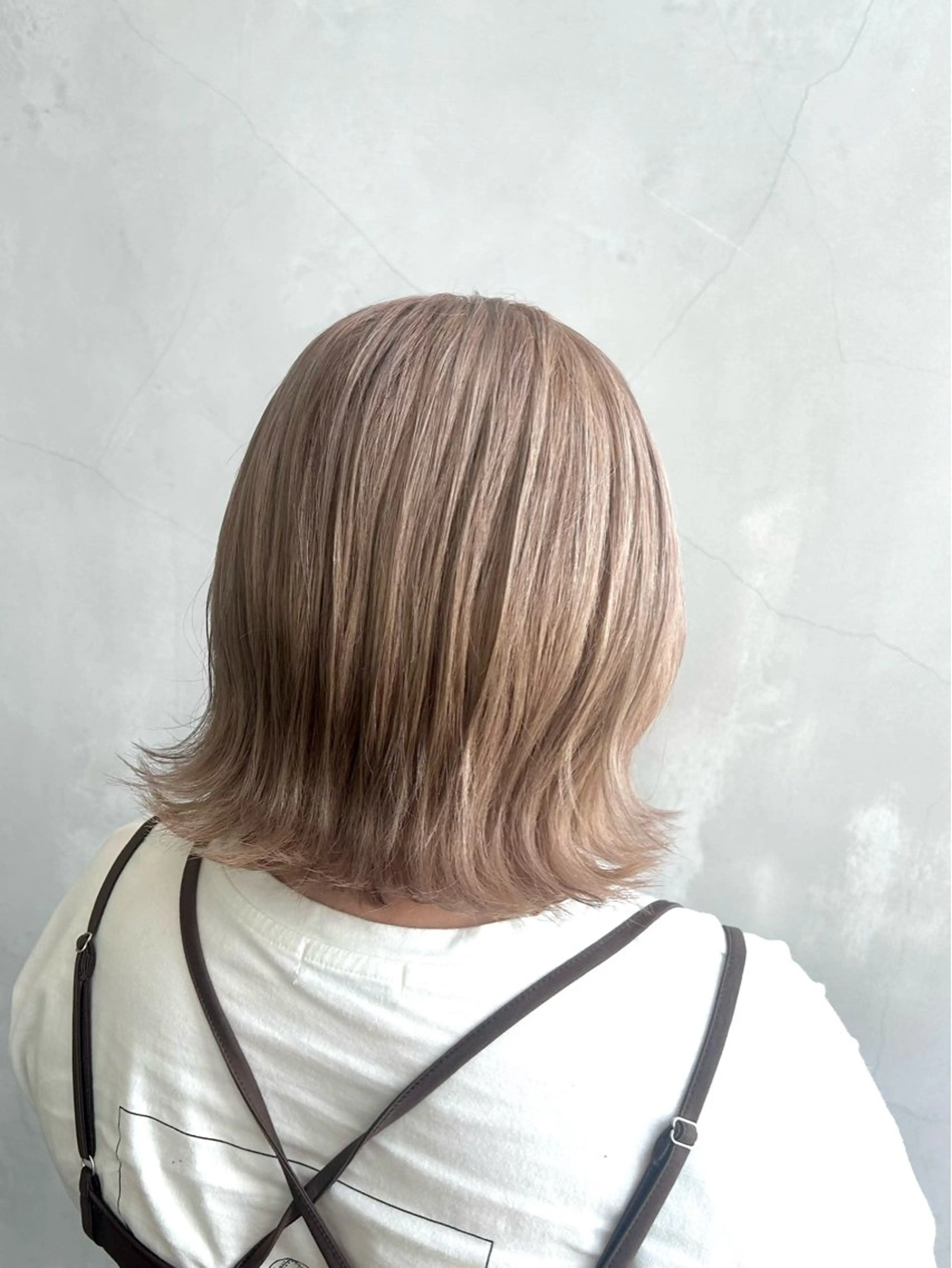 セミロング トリートメント maoお洒落ヘア bob/艶カラーのヘアスタイル