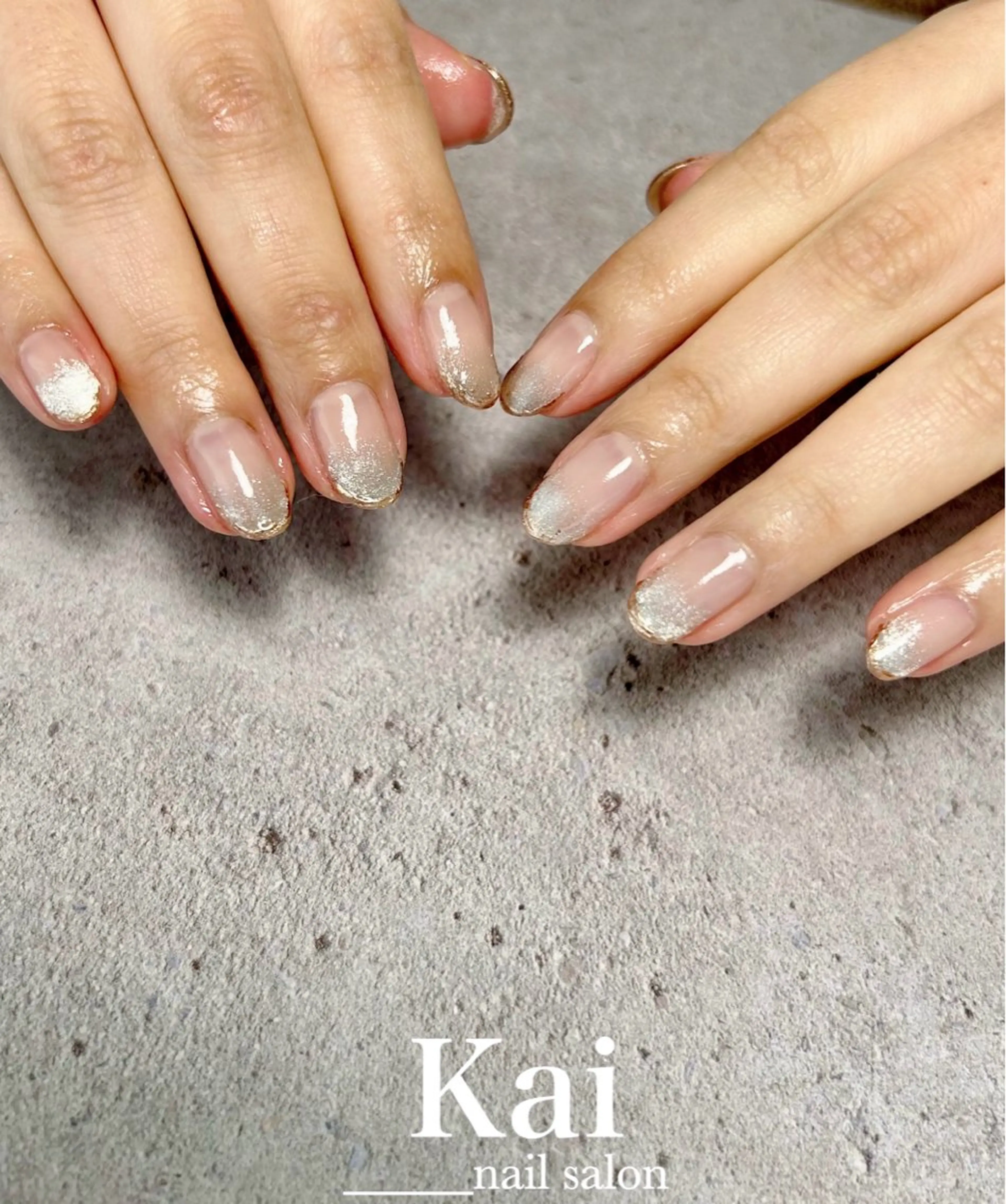 ネイル ガーリー 韓国ネイル マグネットネイル ピンク シンプルネイル ハンドネイル Kai  nail Mayukoのネイルデザイン
