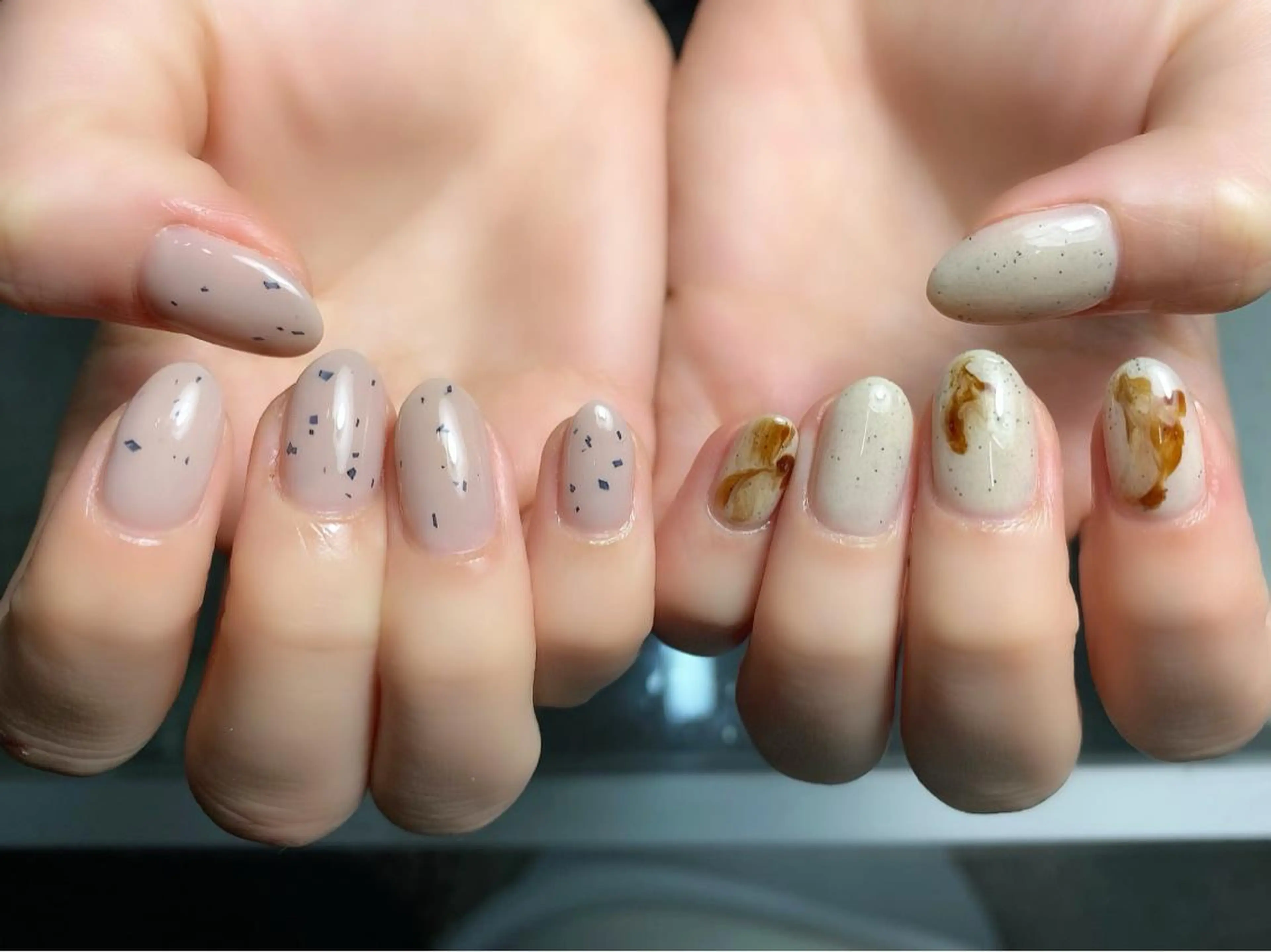 ネイル ニュアンスネイル GRANDE大須 栄/店長 aki🌙のネイルデザイン