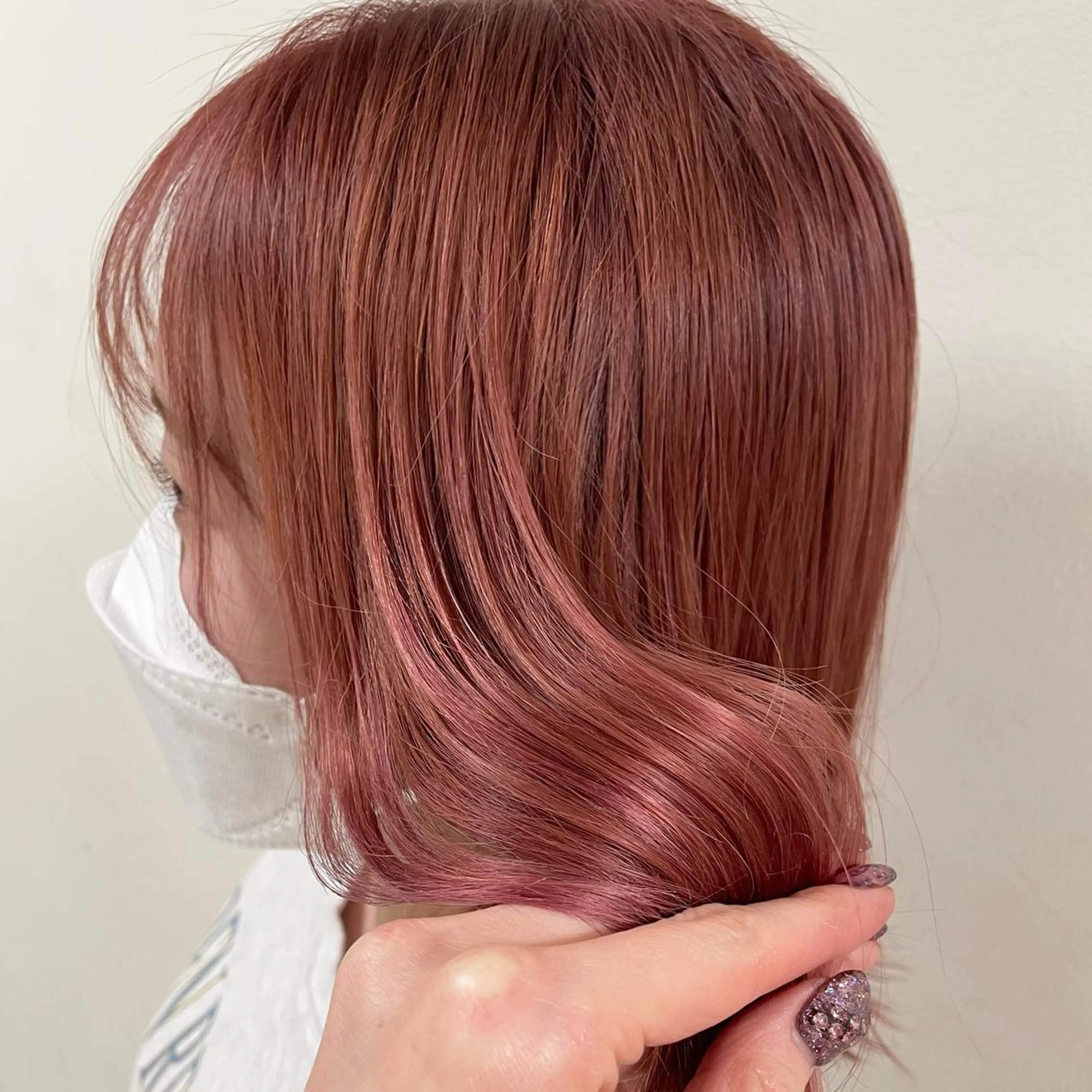 ミディアム カラー ヘアアレンジ カット ヘアカラー トリートメント maoブリーチ無し 似合わせカラーのヘアスタイル