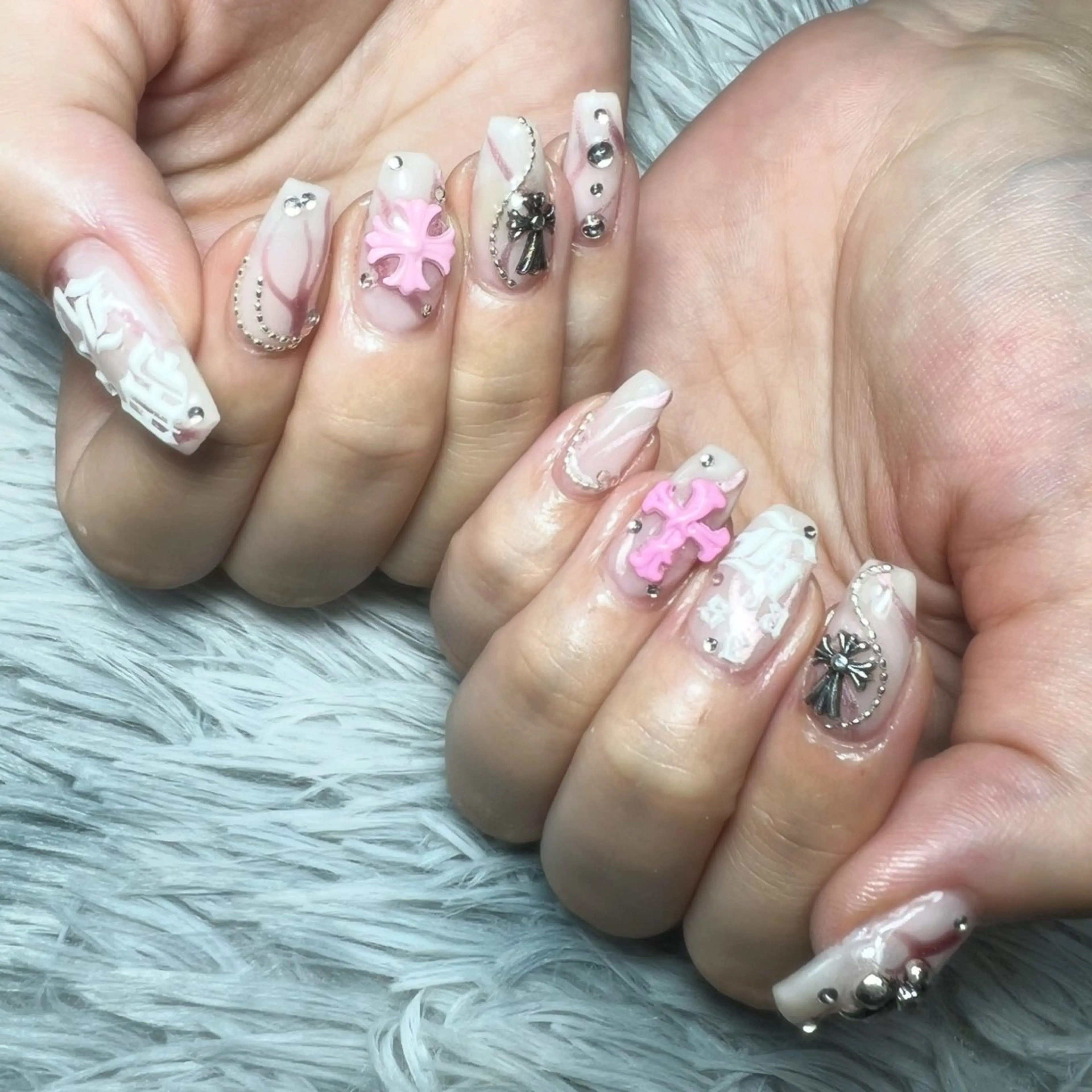 ネイル ジェルネイル ハンドネイル シェヌネイル JURAのネイルデザイン