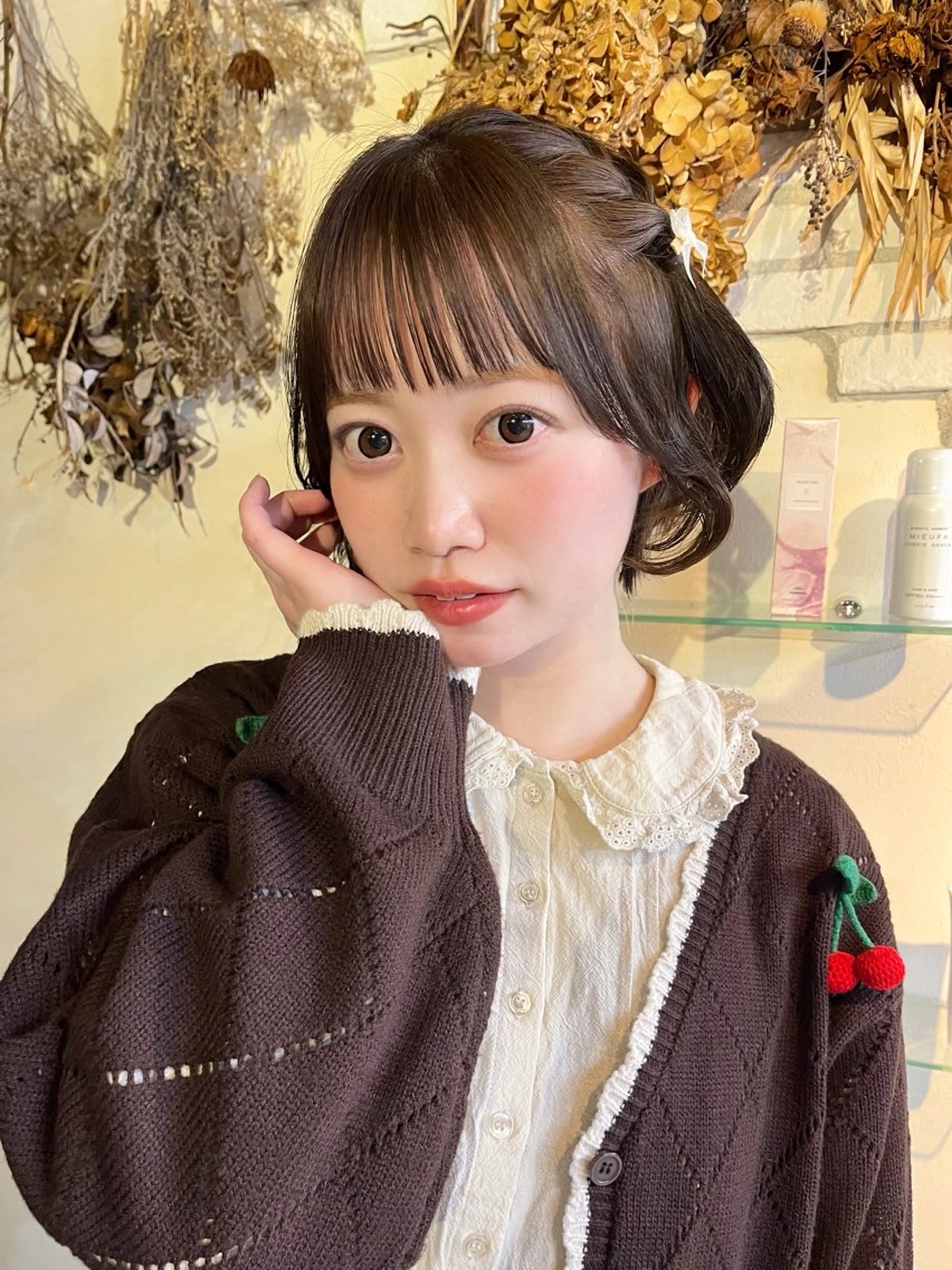 ショート カラー ヘアカラー 🍓艶モテ暖色カラー 🎀mayu🍓のヘアスタイル