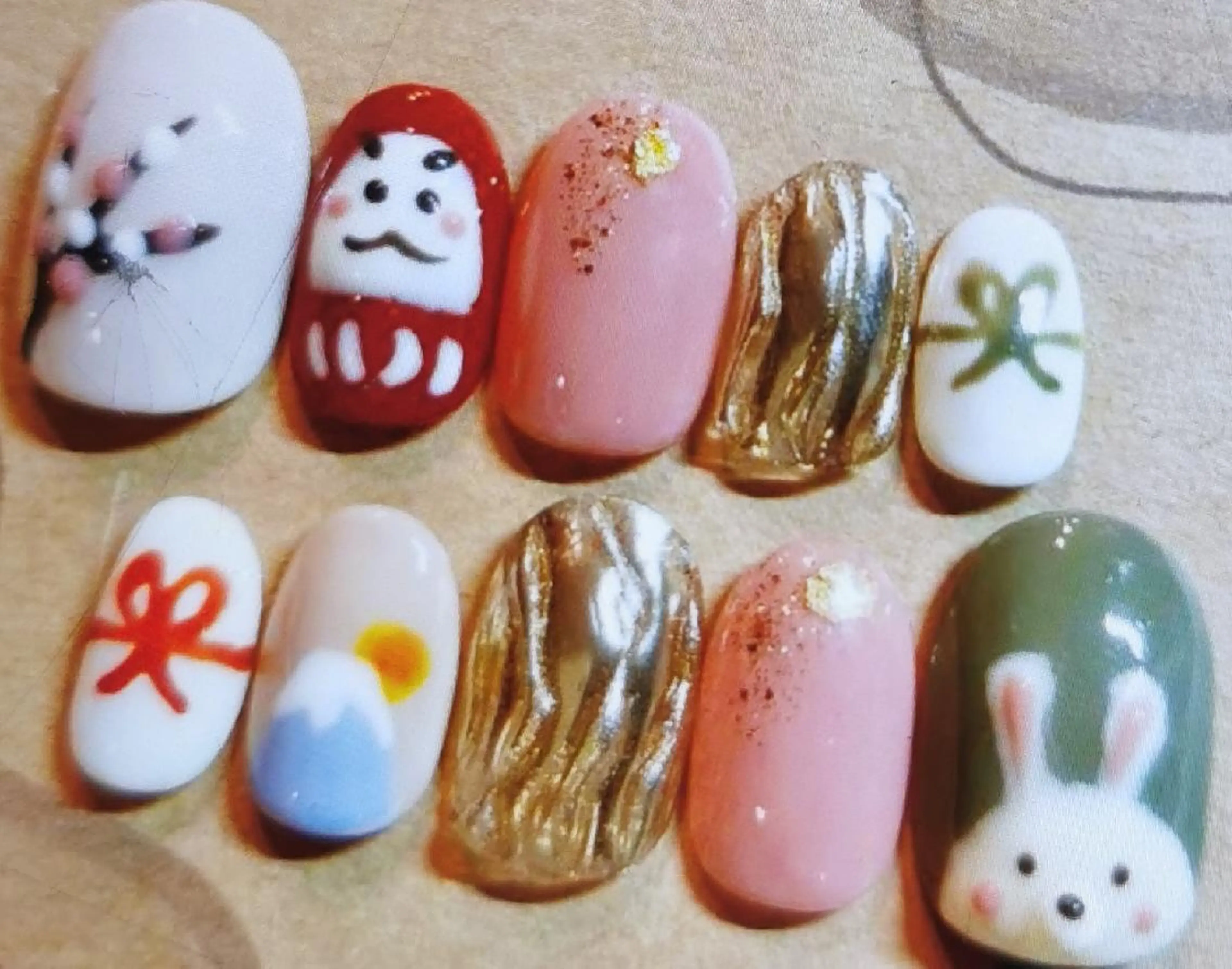 ネイル ハンドネイル 上福岡 らんらんのネイルデザイン