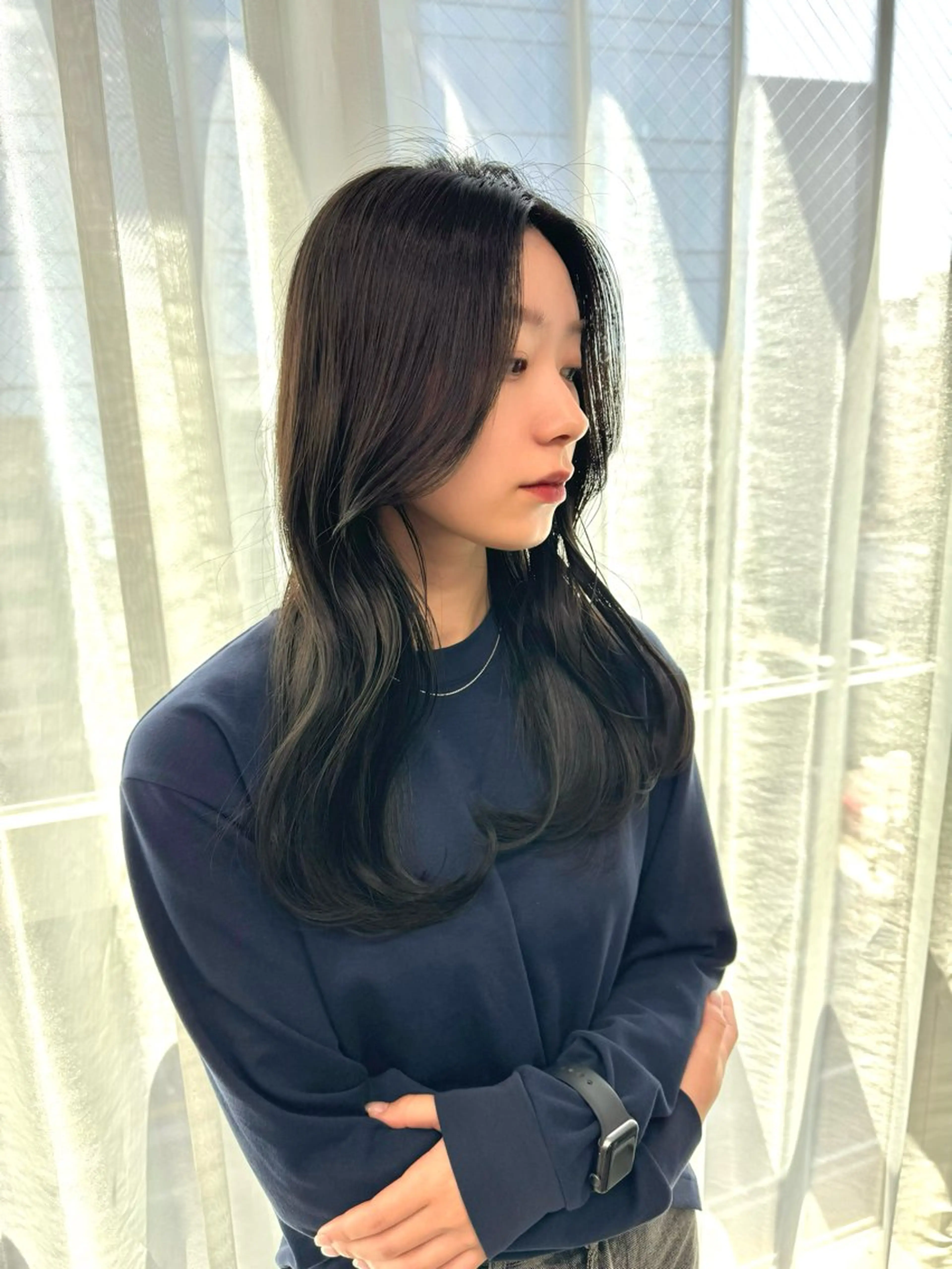 カラー グレージュ オリーブグレージュ オリーブグレー Ayuki /福岡美容室のヘアスタイル