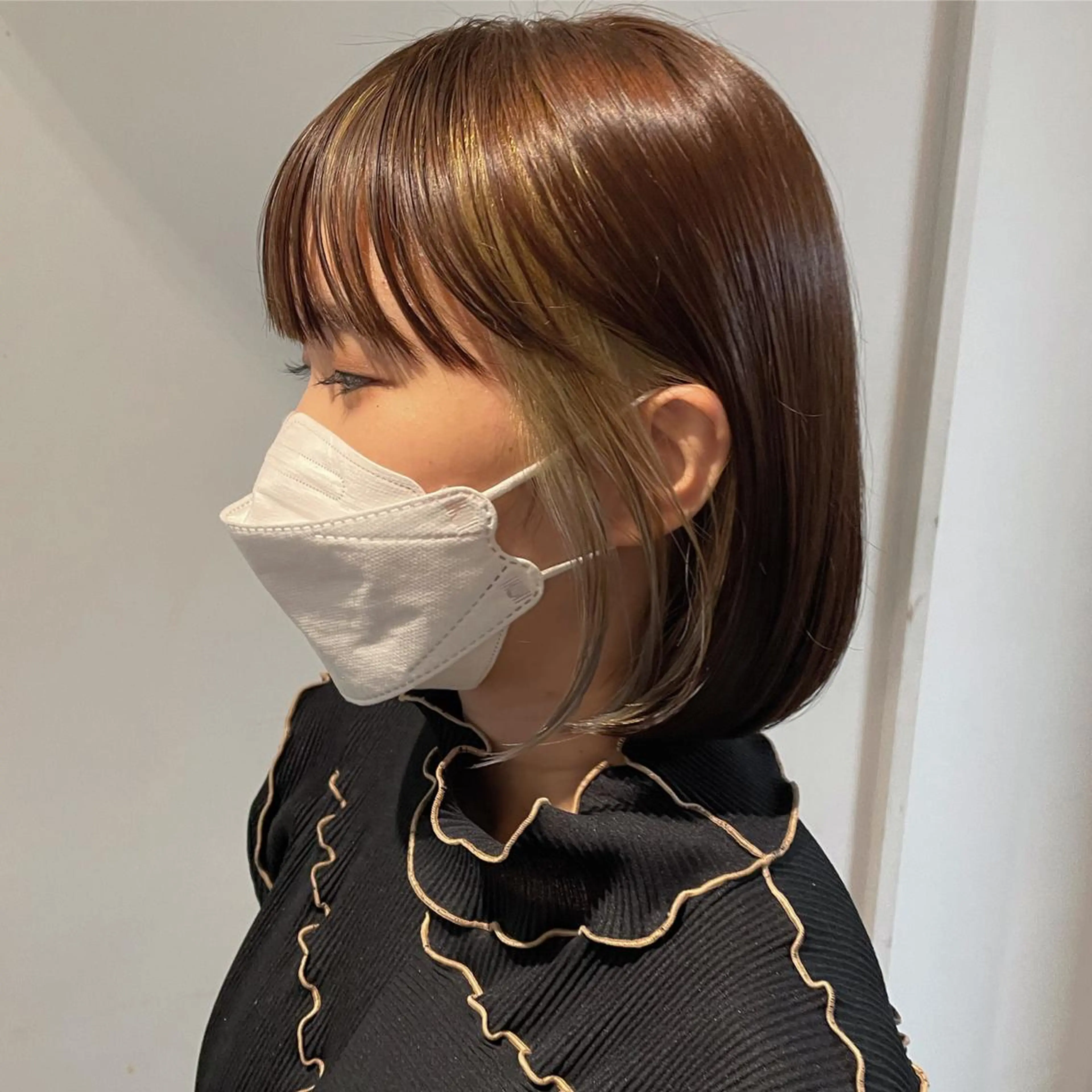 ショート カラー ブリーチ インナーカラー ブリーチなしカラー ヘアカラー ツタ　TUTA 高円寺所属・ｔｏ ｋｉのヘアスタイル