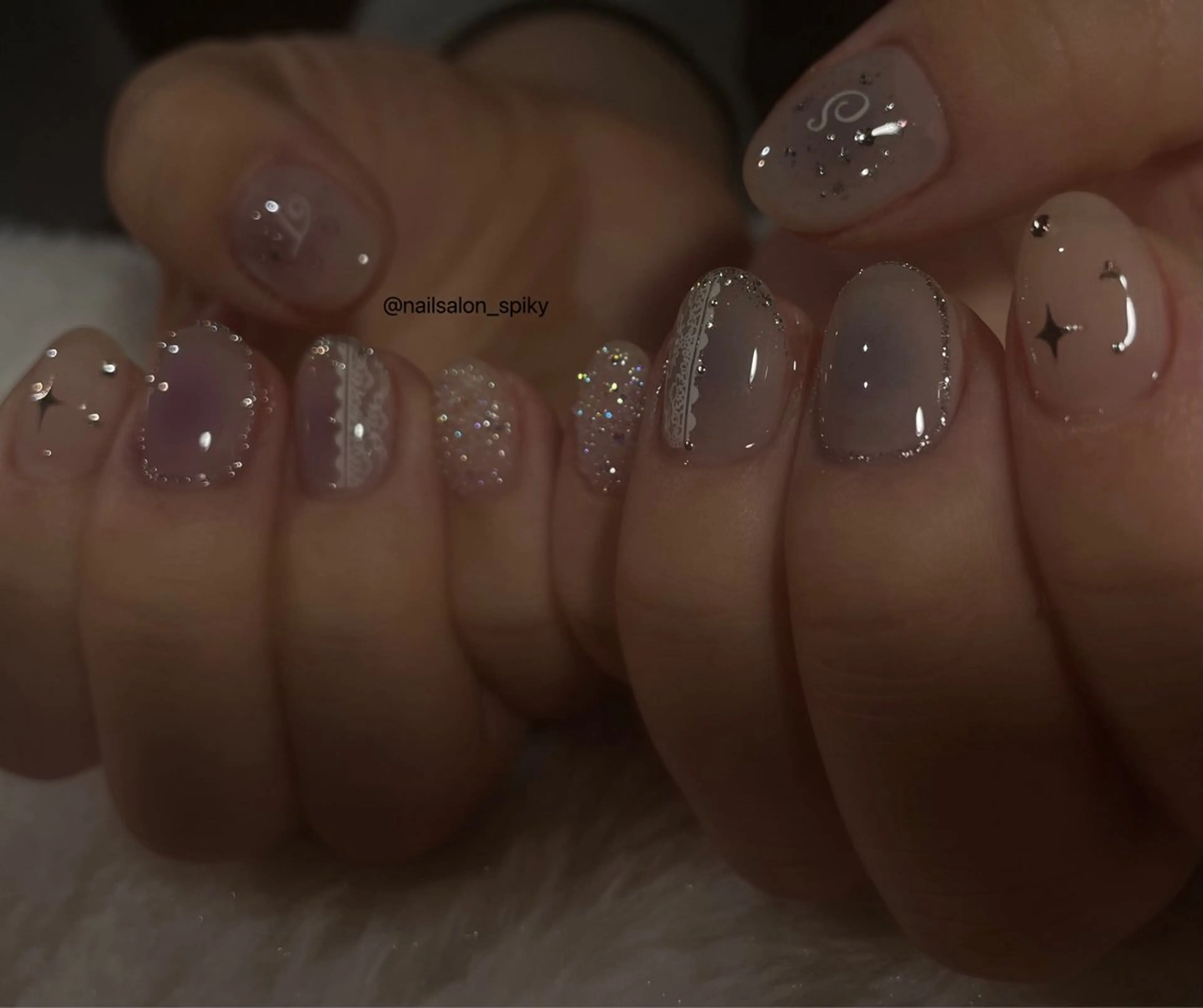 ネイル Spiky とうげ ふうかのネイルデザイン