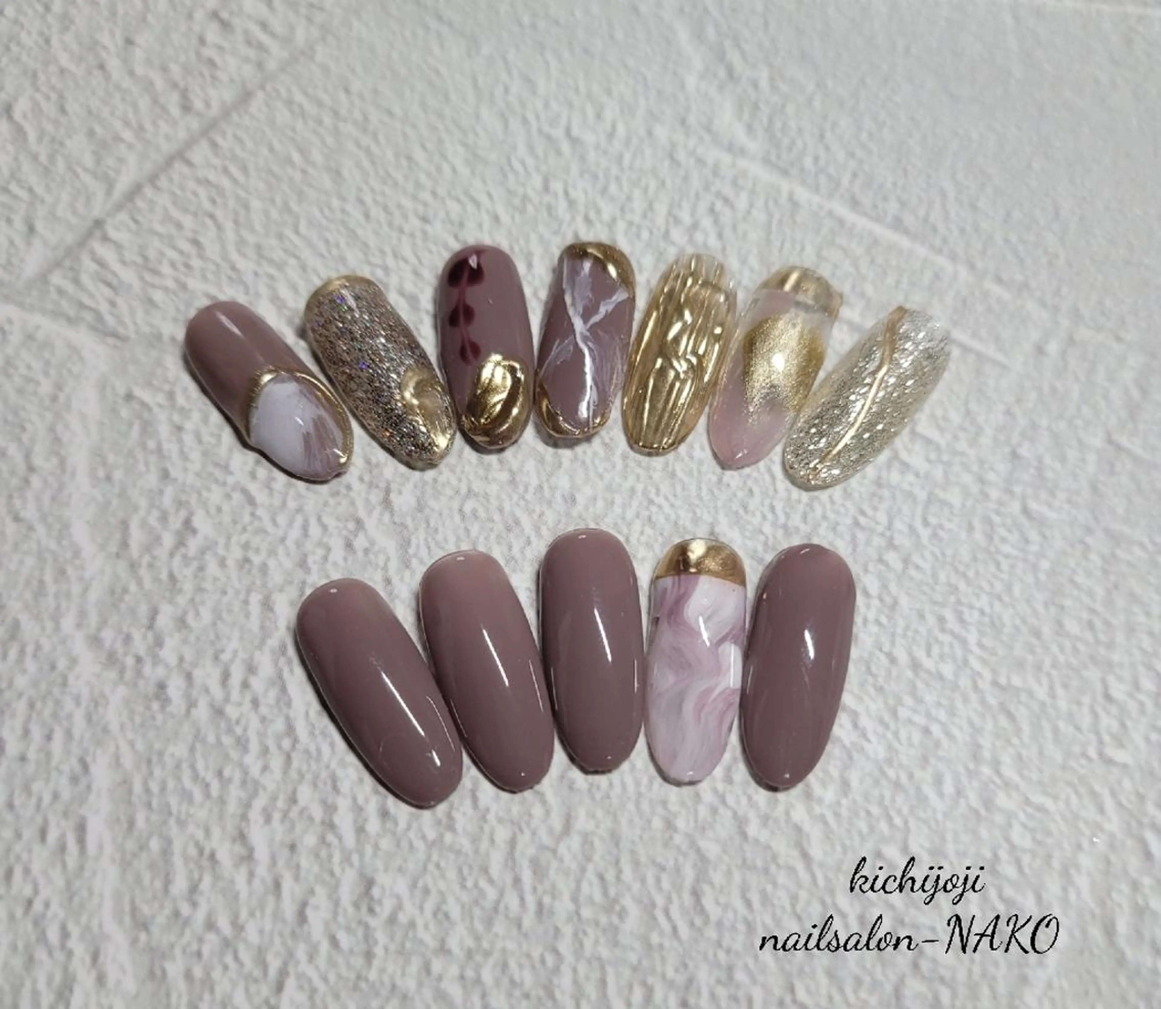 ネイル ハンドネイル Salon-NAKO 🐷shirai🐷のネイルデザイン
