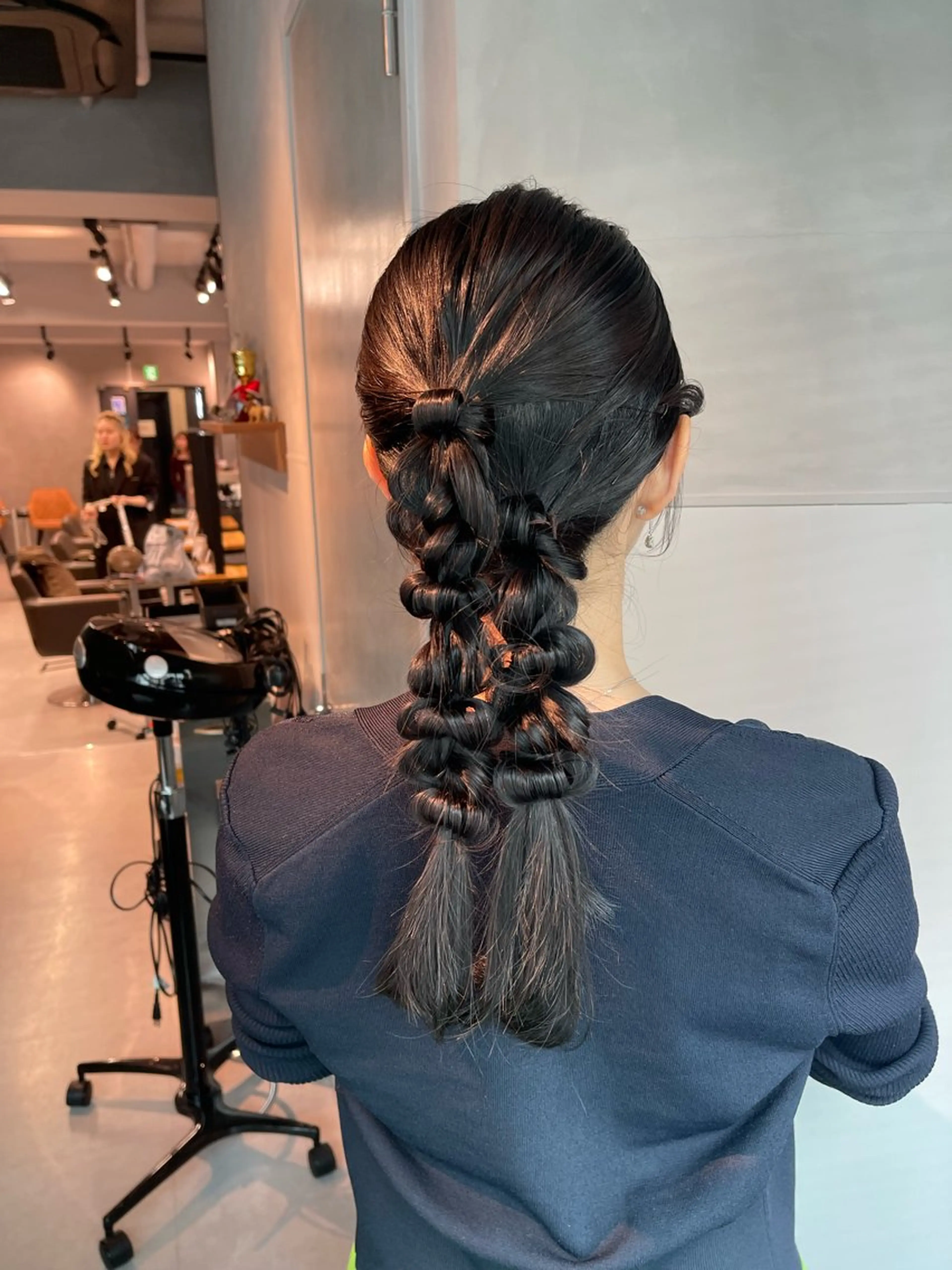 ヘアアレンジ ポニーテール 結婚式・ブライダル 卒業式のヘアスタイル ヘアセット charm《銀座》 ヘアセット/縮毛矯正のヘアスタイル