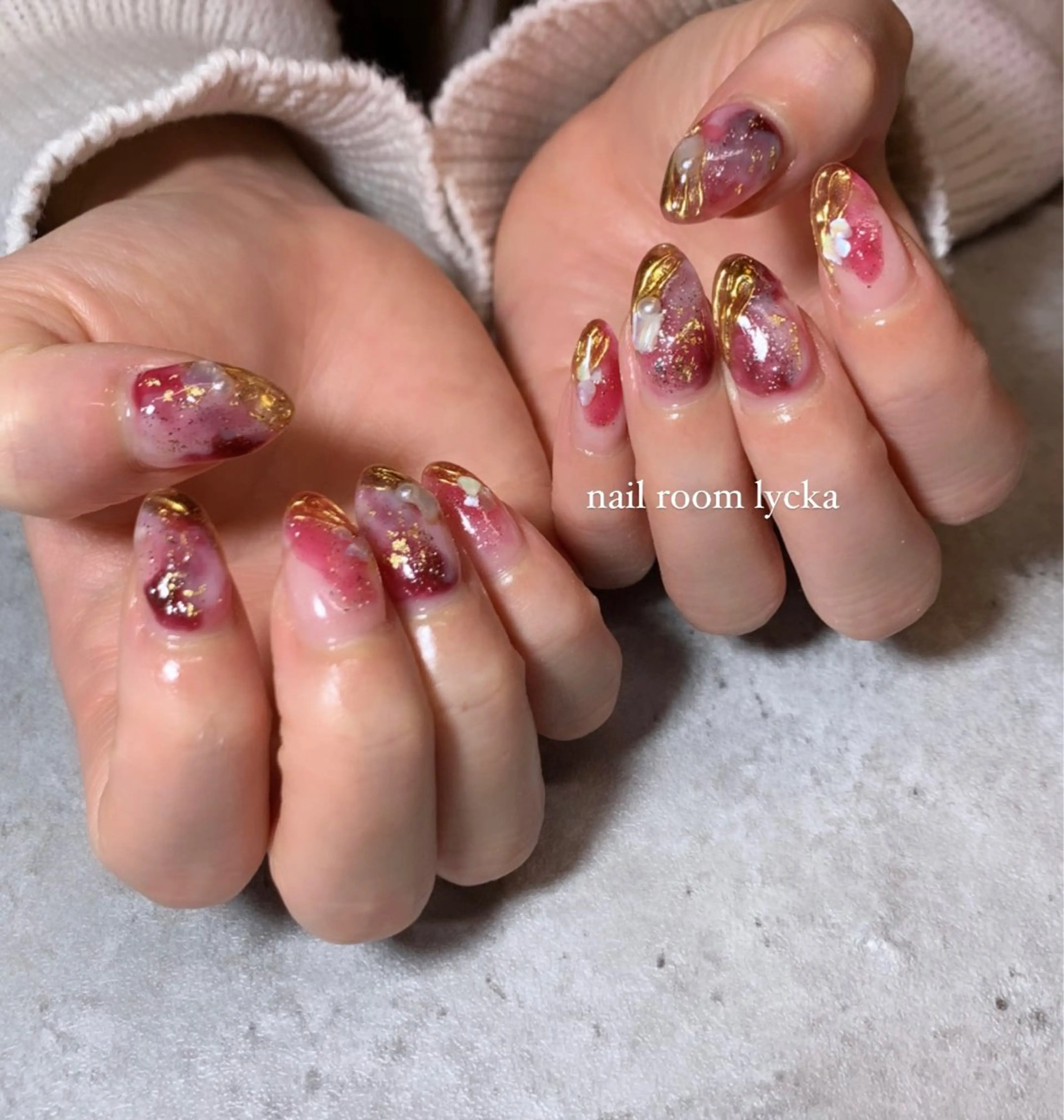 ネイル ﾈｲﾙﾙｰﾑﾘｯｶ 𝐦𝐚𝐲𝐮のネイルデザイン