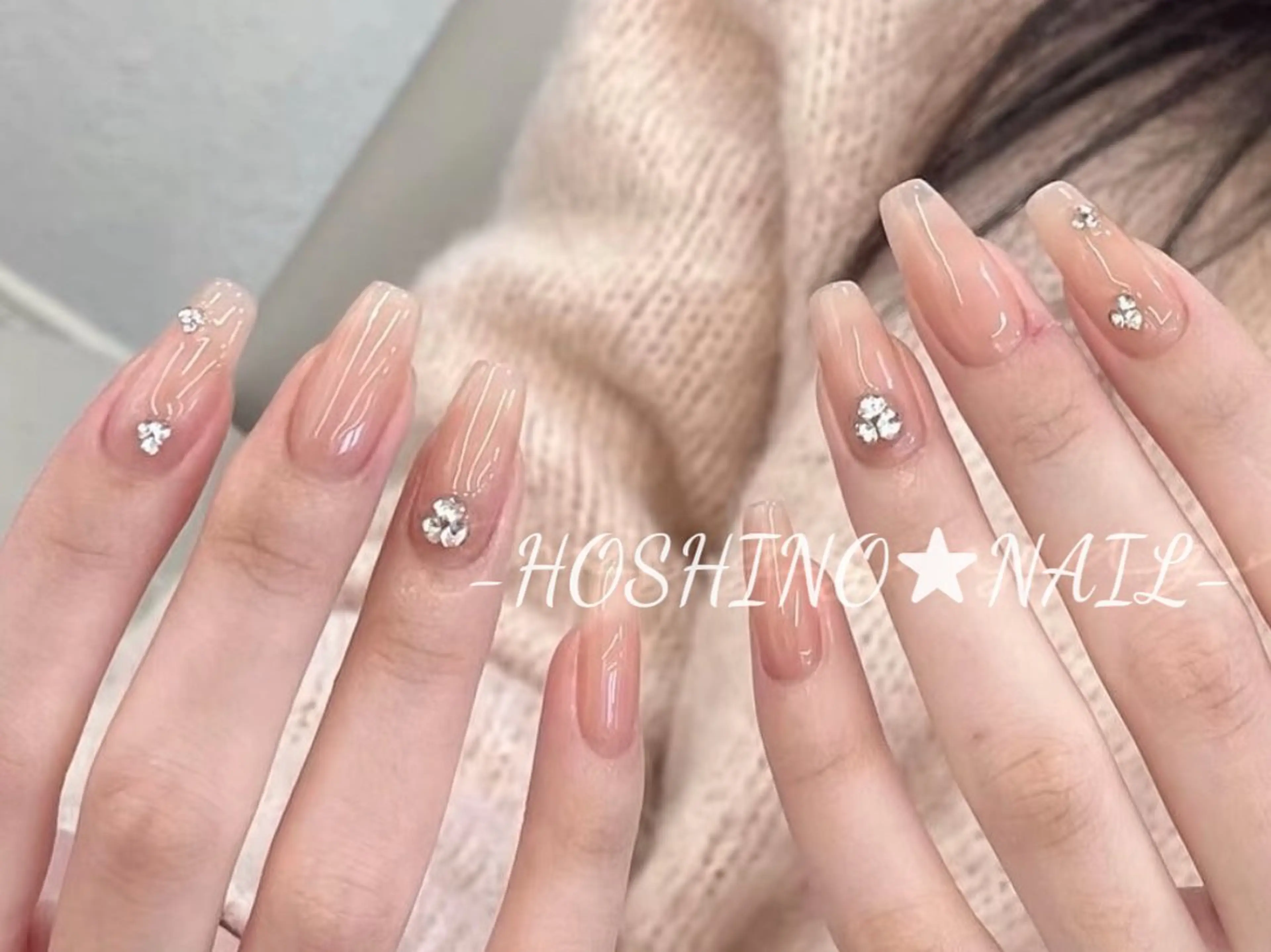 ネイル オーロラネイル チークネイル ドット フットネイル フレンチネイル ハンドネイル ★HOSHINO NAIL★新宿店のネイルデザイン