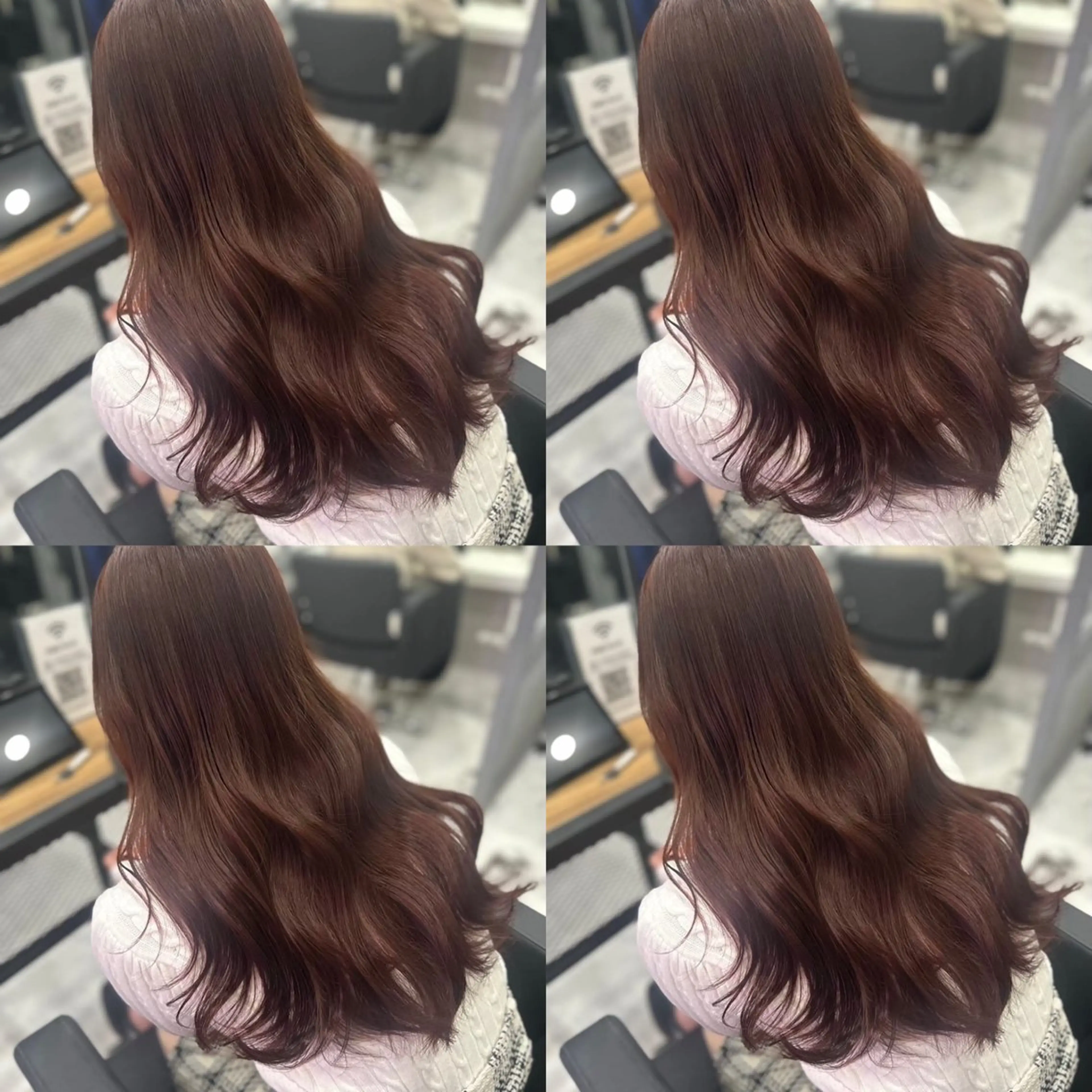 🦋暖色系ワンカラー🦋＋トリートメント＋超音波アイロン✨️【艶髪/ピンク/レッド/オレンジ/秋葉原】の写真