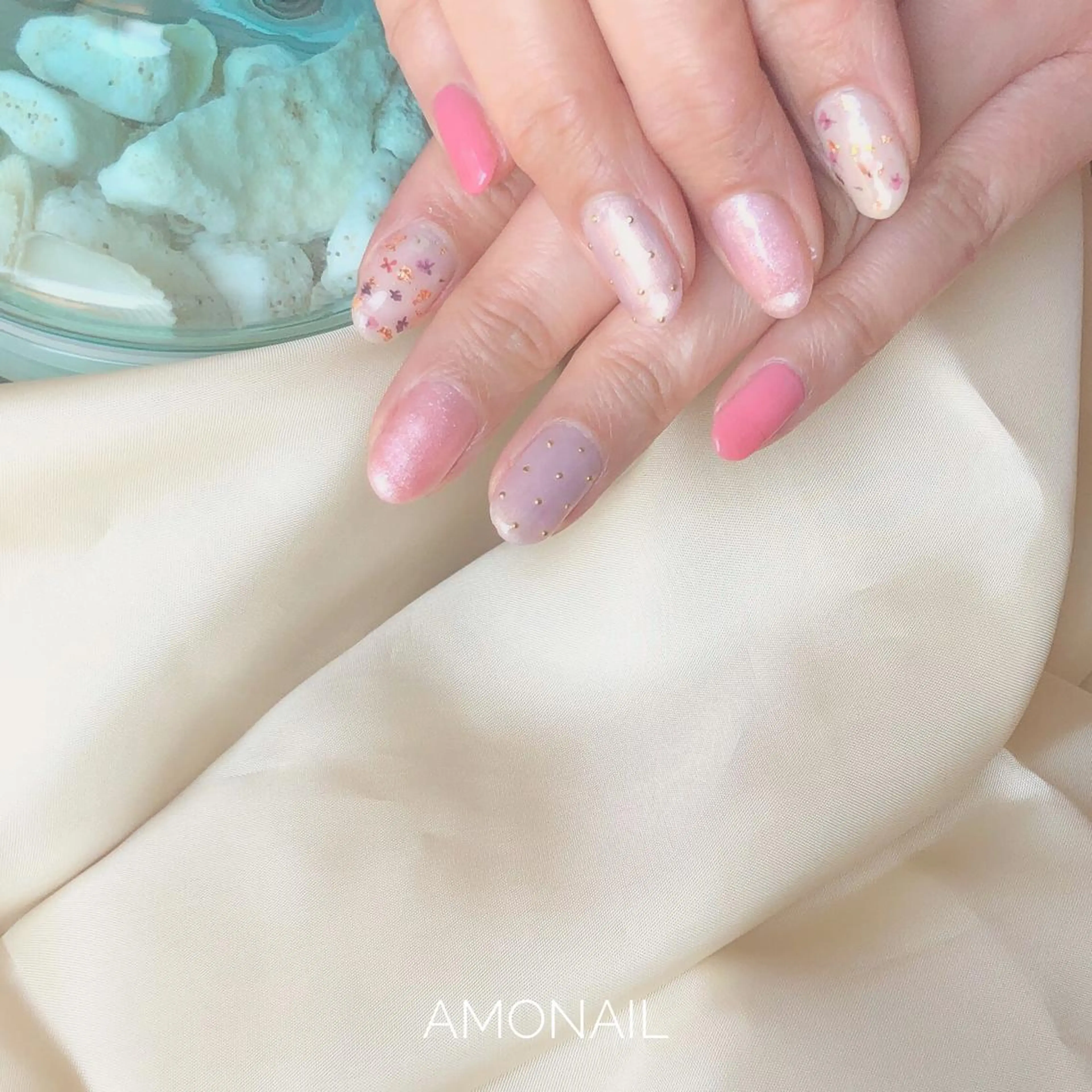 ネイル アートネイル ジェルネイル ニュアンスネイル ネイルチップ ハンドネイル 唐笠 祥子のその他イメージ