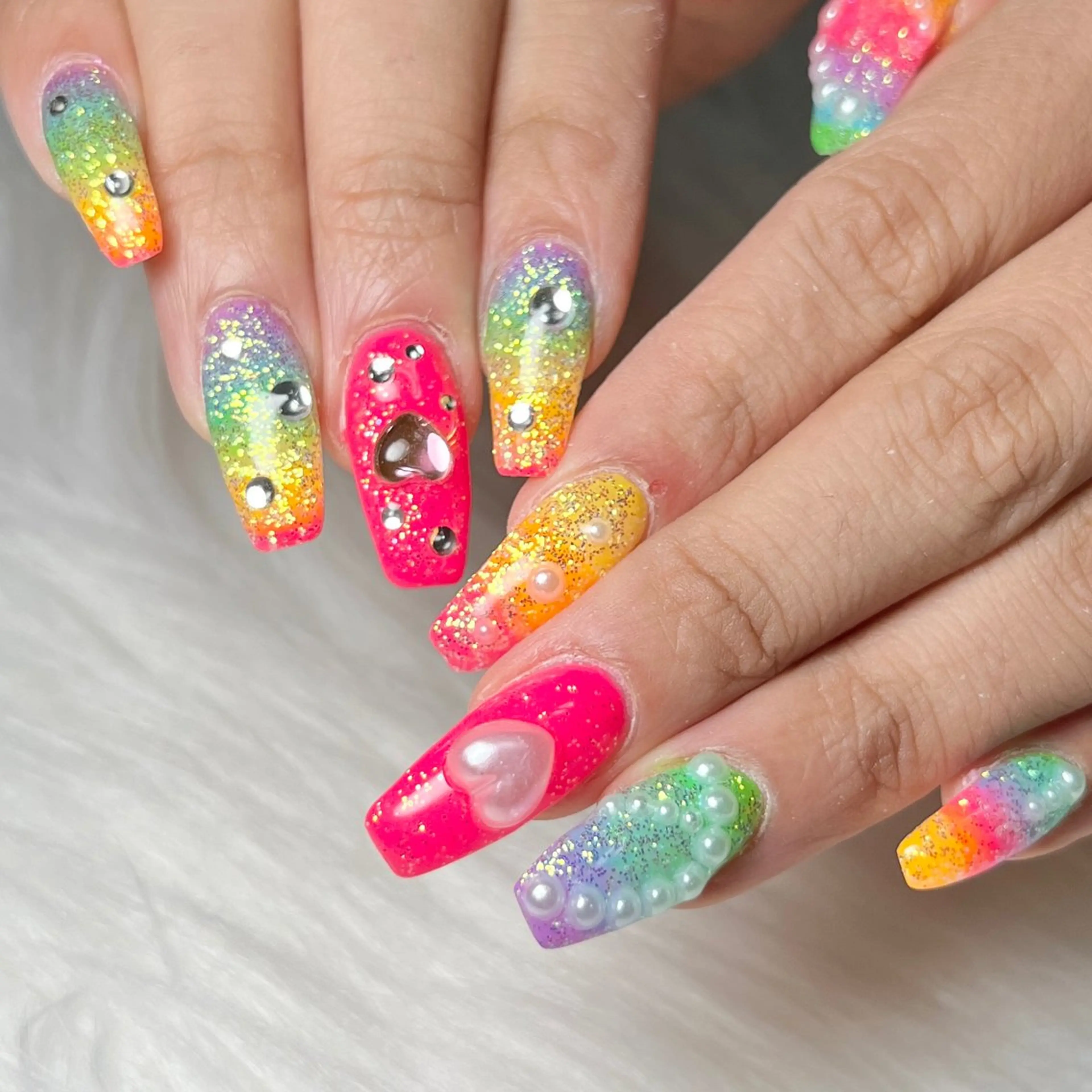 ネイル ハンドネイル 【Yappy🌈】 💖P-tanaのネイルデザイン