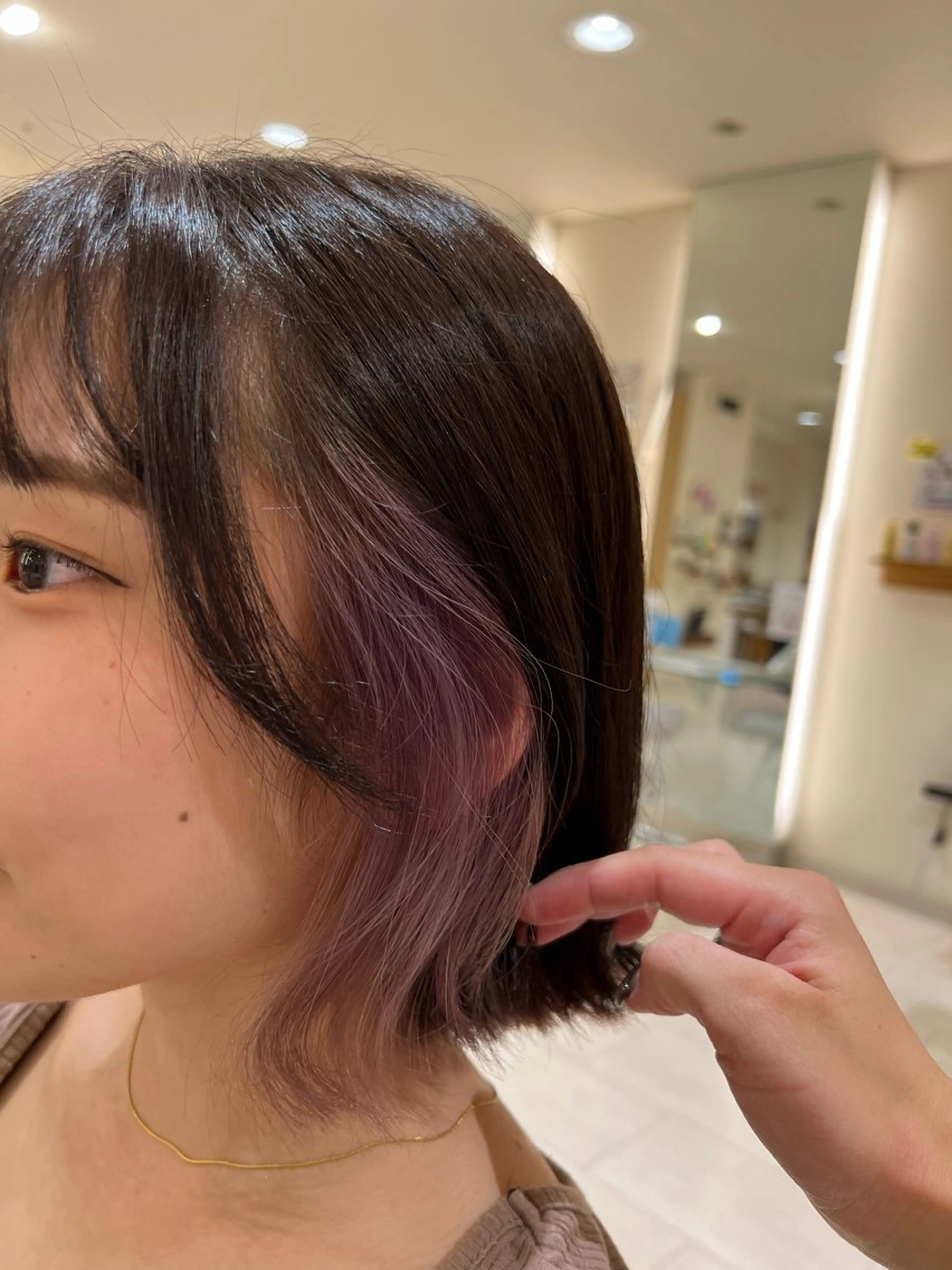 カラー 久永 菫のヘアスタイル