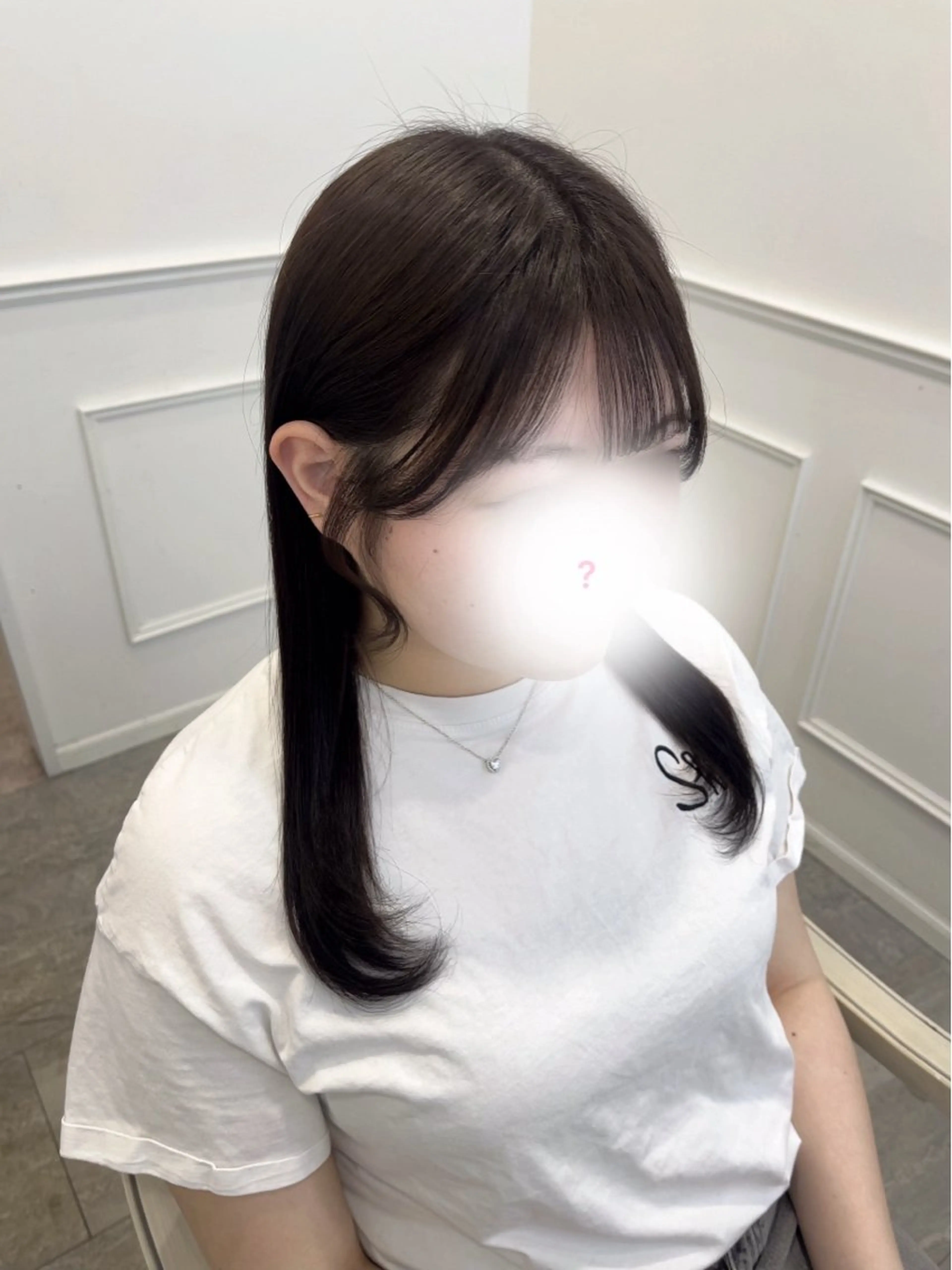 ロング カラー 新井 凪のヘアスタイル