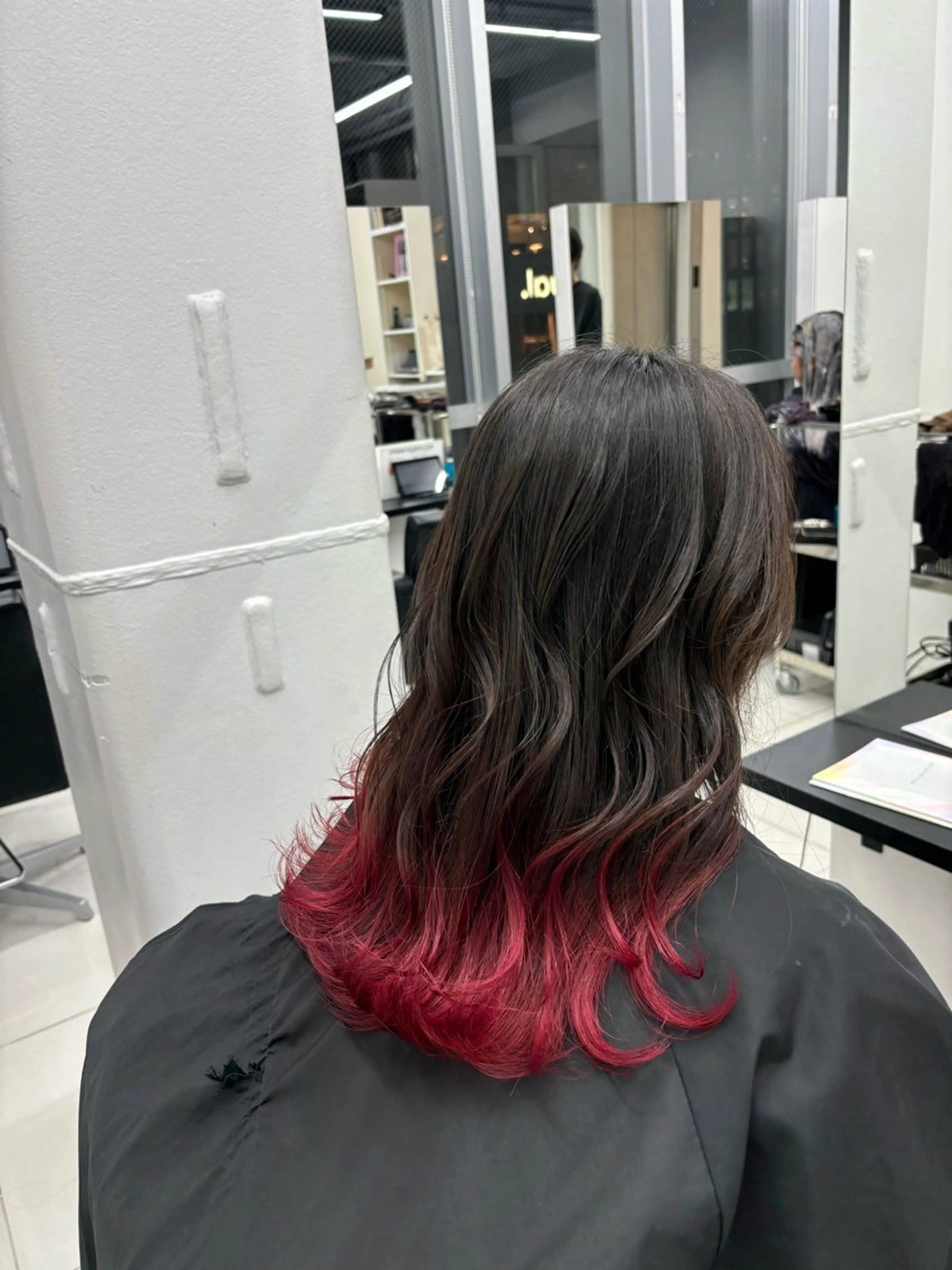 ミディアム カラー グラデーションカラー ヘアカラー トリートメント ⭐️無料！カット モデル募集⭐️夕貴のヘアスタイル