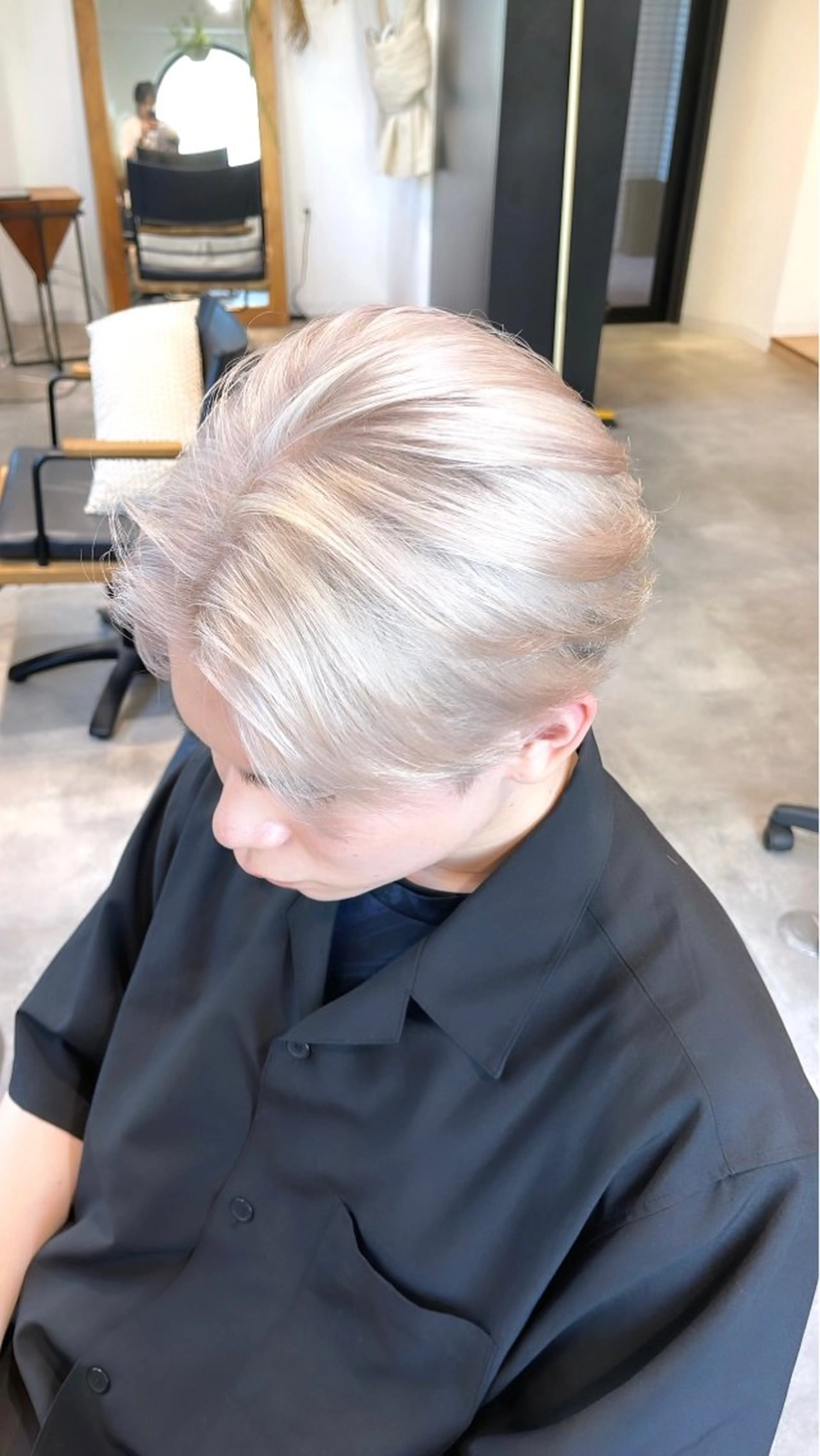 ショート カラー メンズ ANDIAMO SAKAE  楓のヘアスタイル