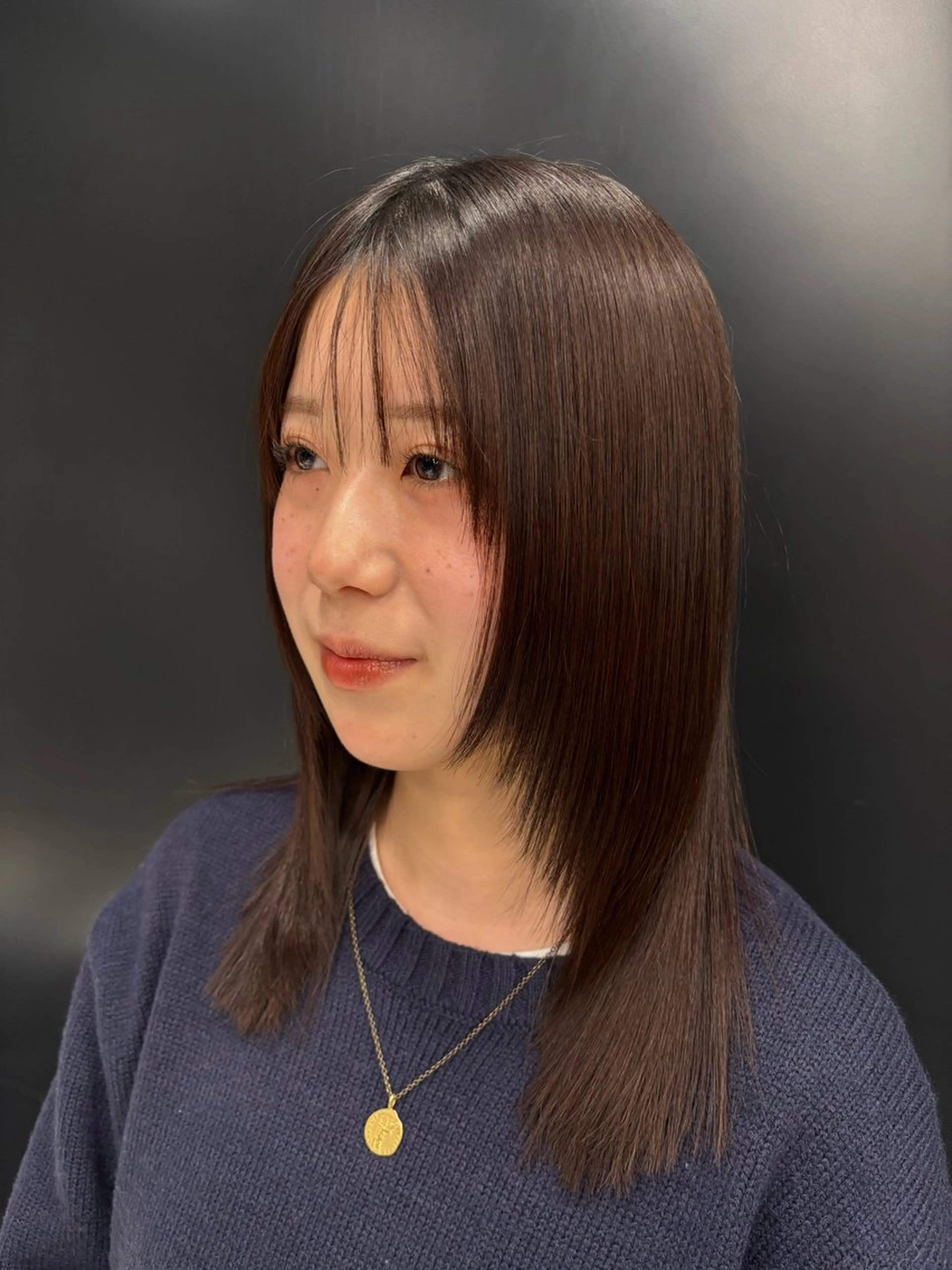 ミディアム LANVERY所属・カットモデル 募集中/礒部美沙のヘアスタイル