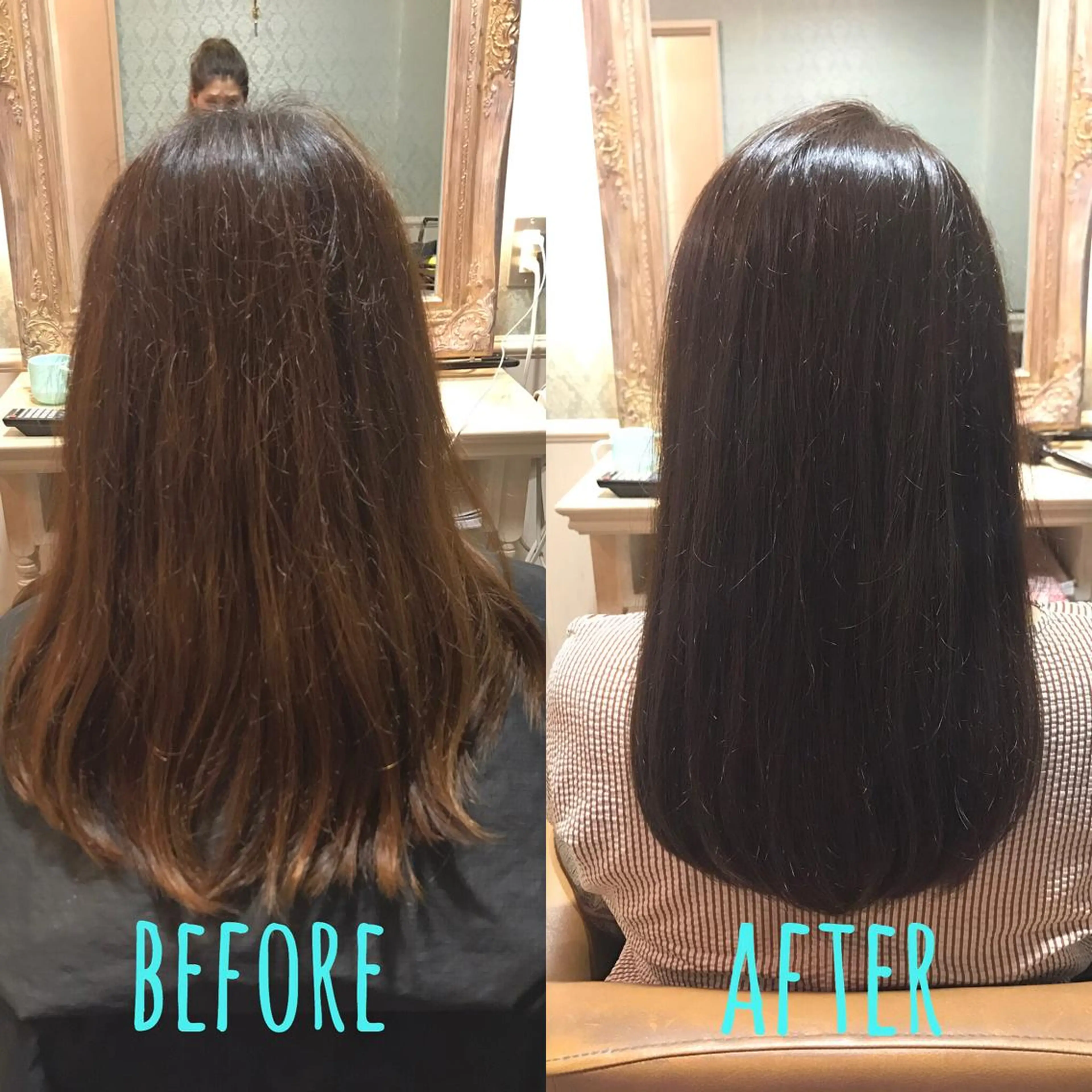 ロング カラー カット レイヤーカット✂︎池 袋個室サロンkumaのヘアスタイル