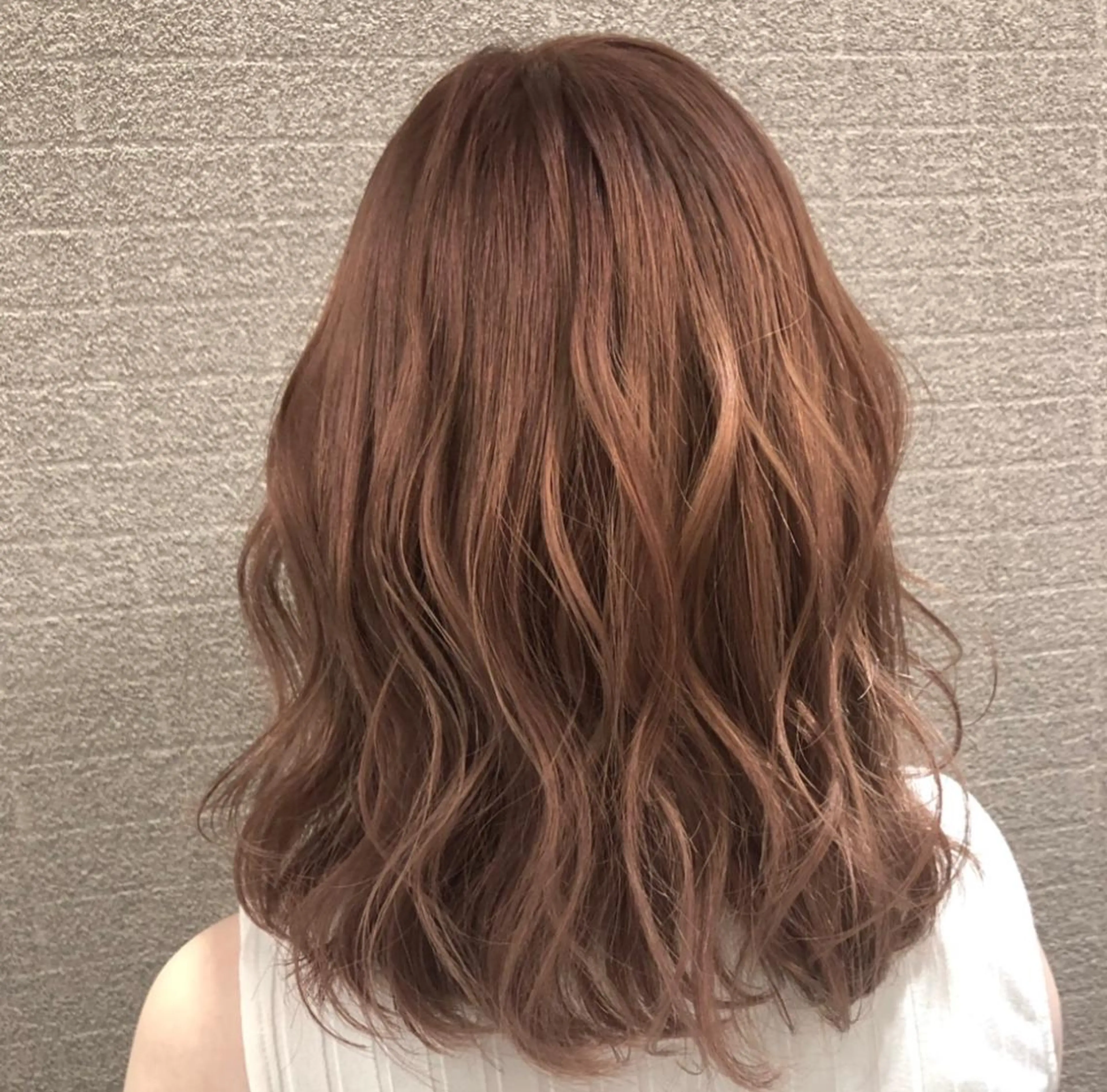 ミディアム カラー ヘアアレンジ アンドウ ユウ/ レイヤーカット/韓国のヘアスタイル