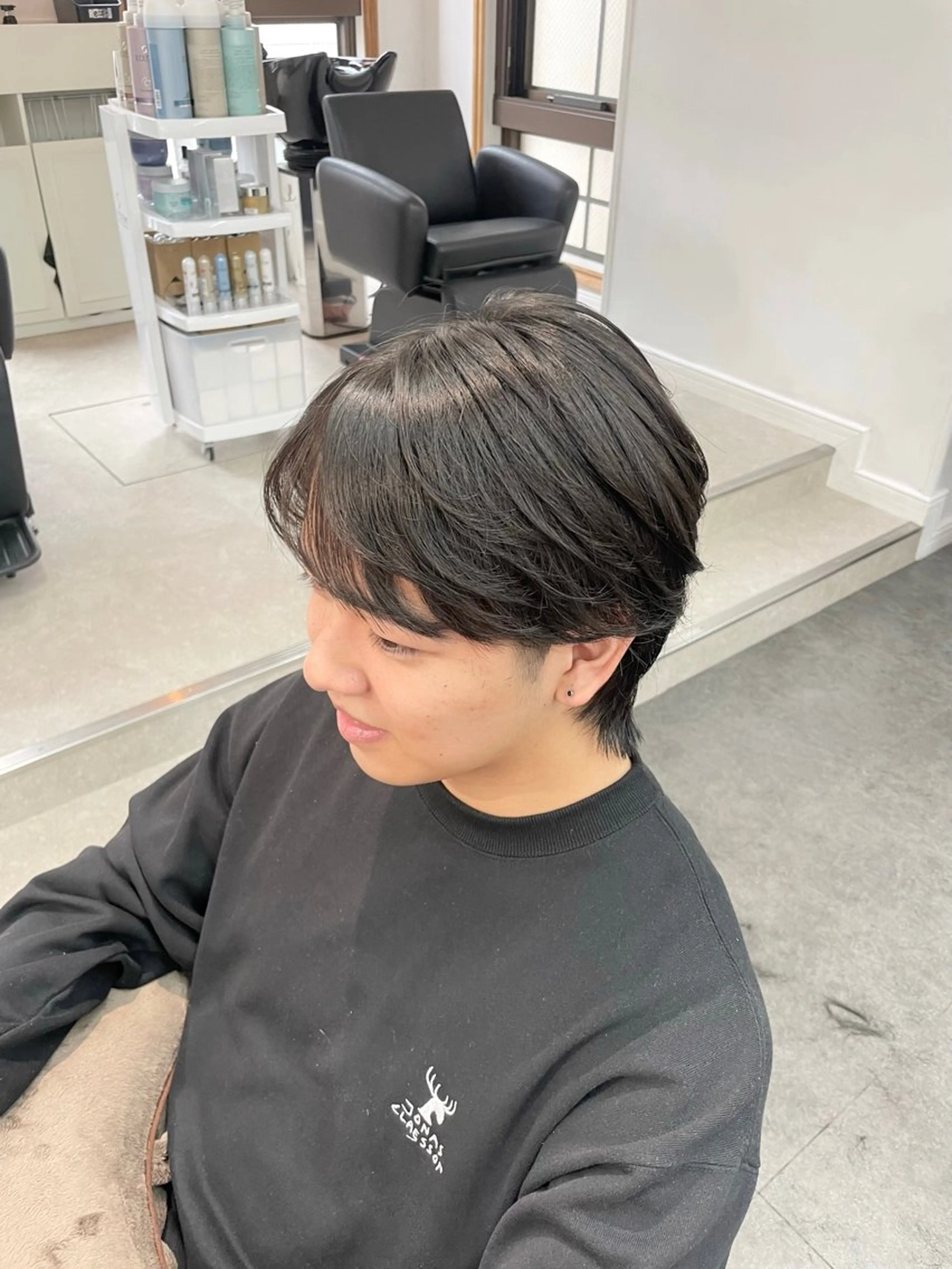 ショート メンズ カット 野町好花 レイヤー/髪質改善のヘアスタイル