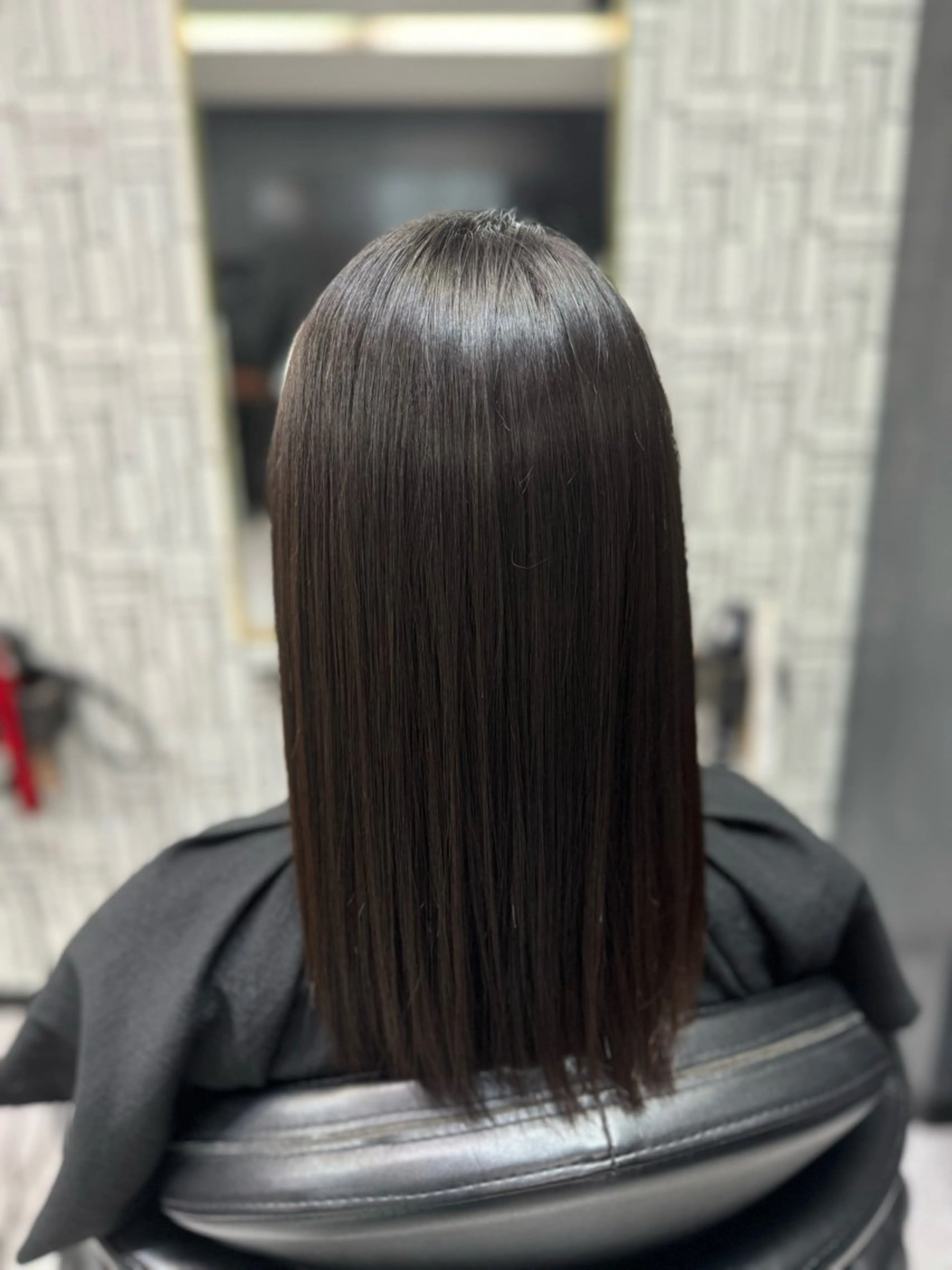 ロング カット 縮毛矯正 トリートメント 篠原 侑作のヘアスタイル