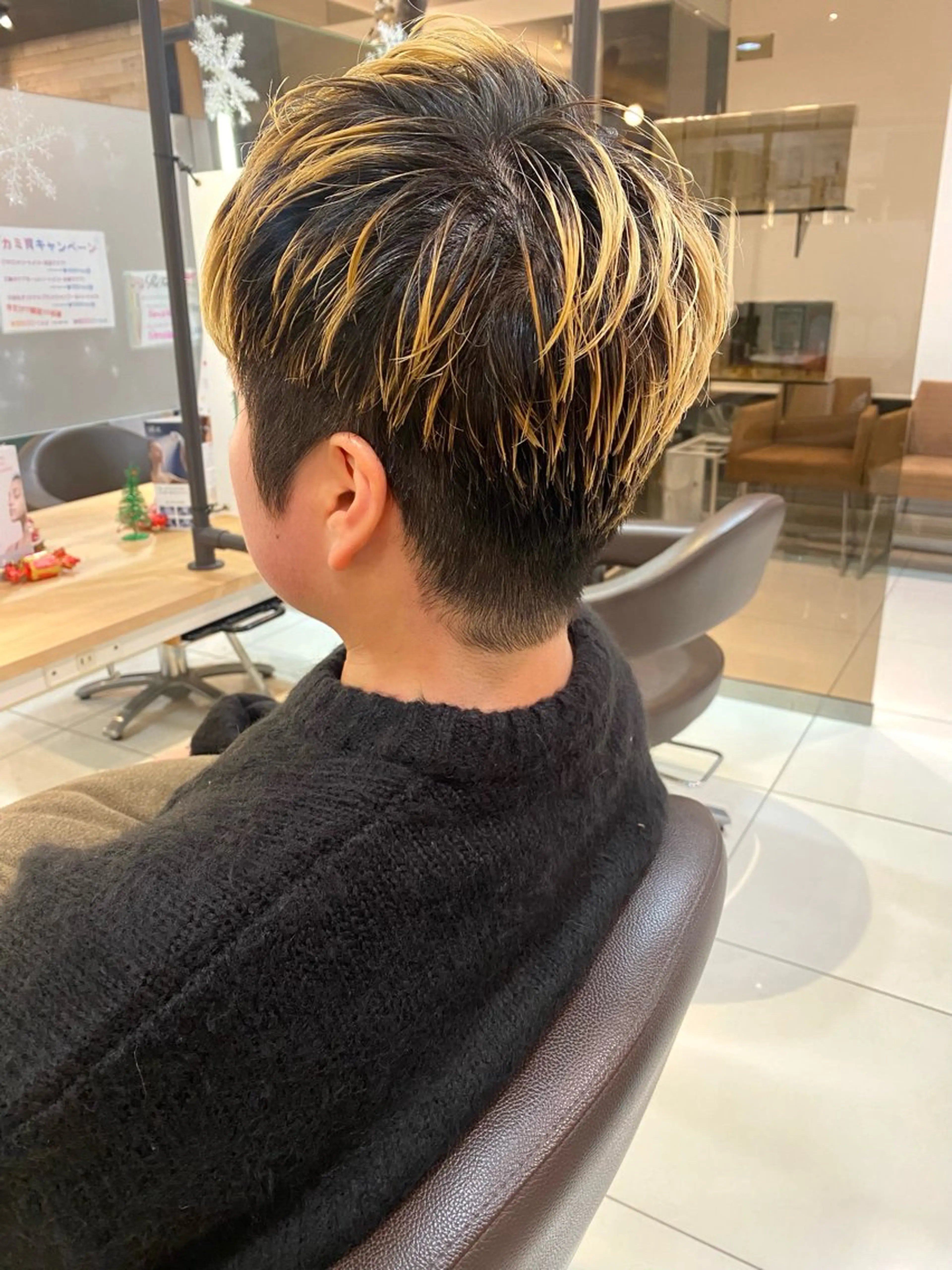 ショート 切りっぱなしボブ ベリーショート ボブ 顔周りカット 髪質改善 カット 波巻き/メンズ/ ショート/☆いとみなのヘアスタイル