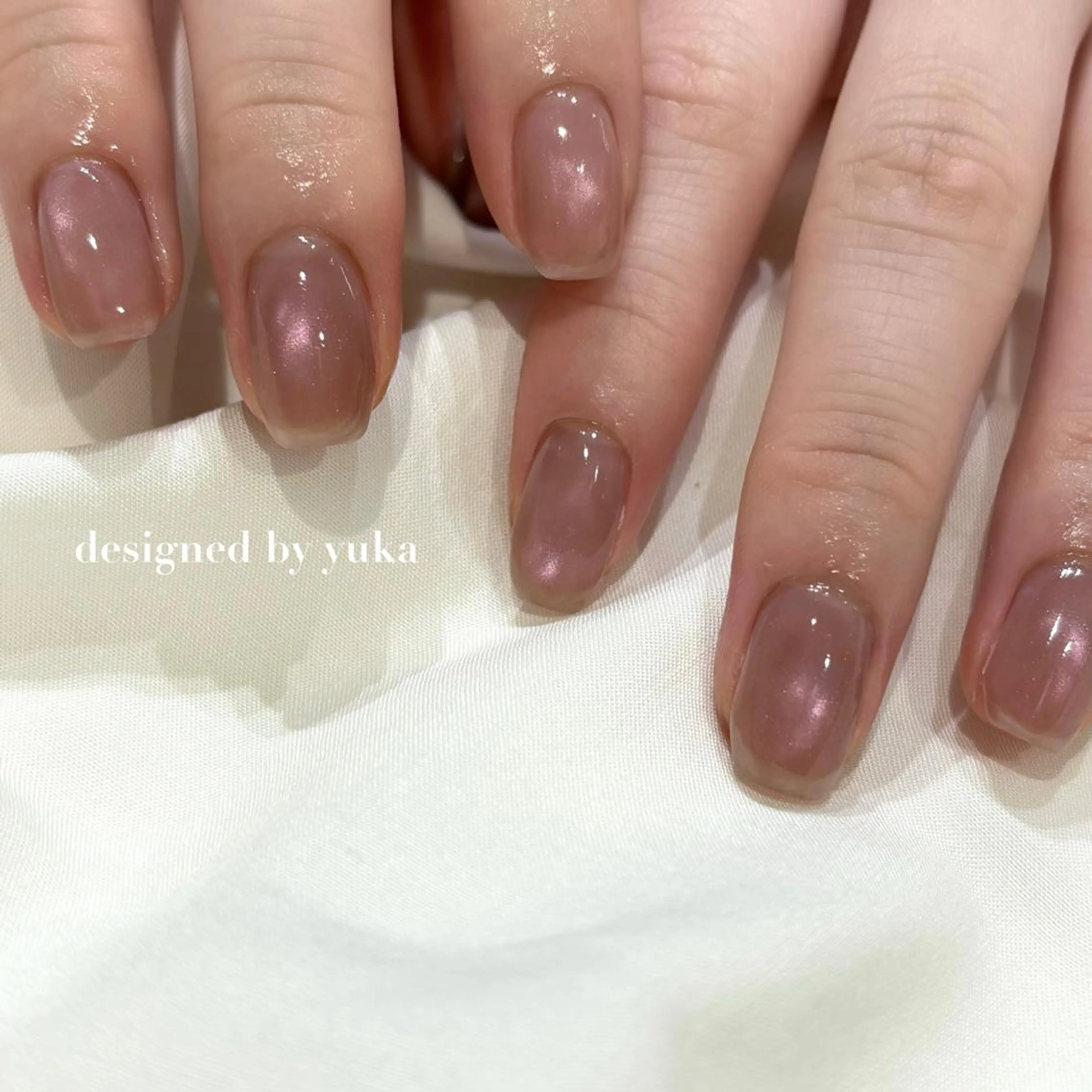 ネイル 新宿代々木/韓国系 ワンホン/aya🫧のネイルデザイン