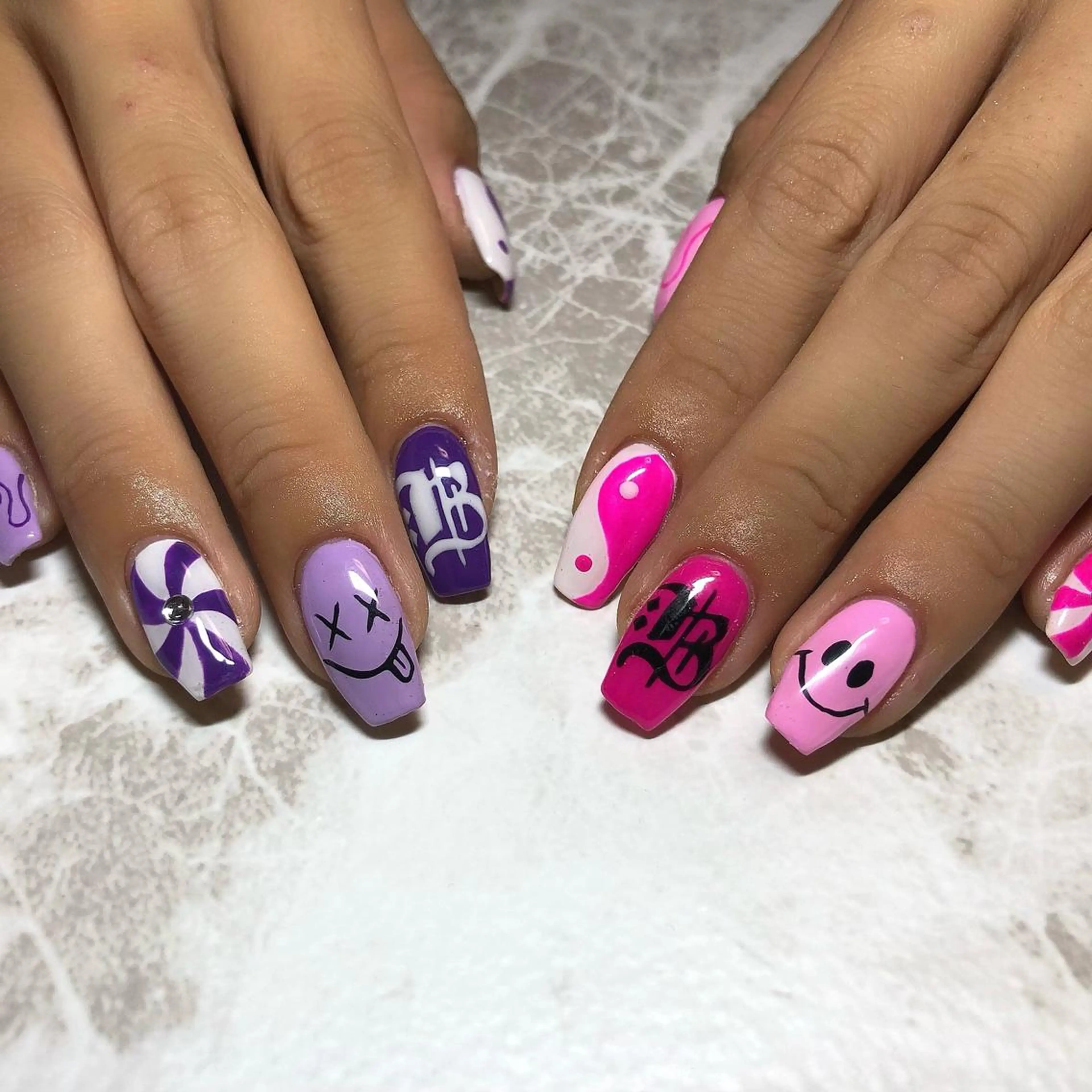 ネイル アートネイル 持ち込み ハンドネイル 【Yappy🌈】 💖P-tanaのネイルデザイン