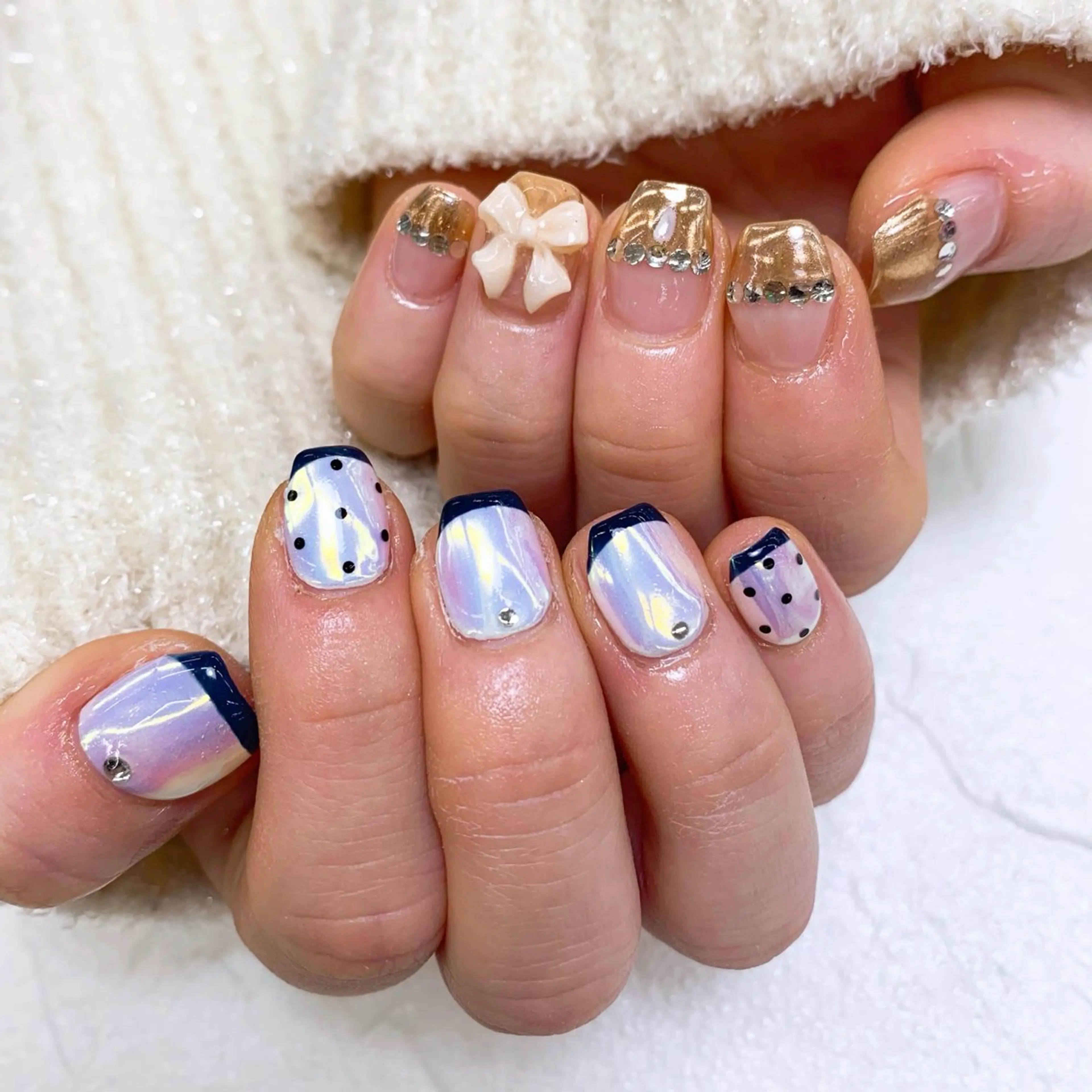 ネイル ⭐︎休業中の練習⭐︎ JNA認定講師髙橋のネイルデザイン