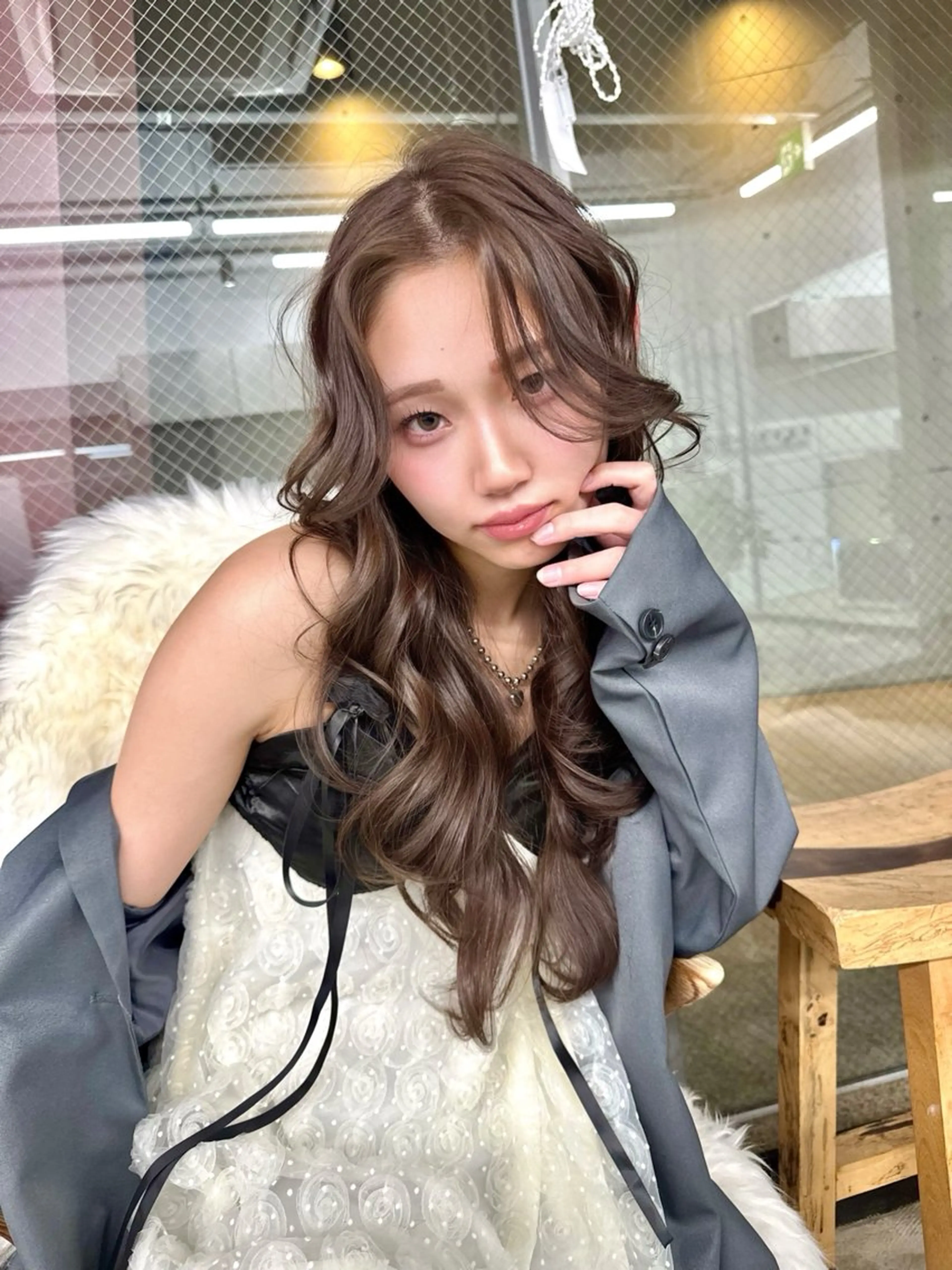 ロング カラー ブリーチ ブリーチなしカラー 似合わせカット カット ヘアカラー 🎀taro ブリーチなしカラーのヘアスタイル