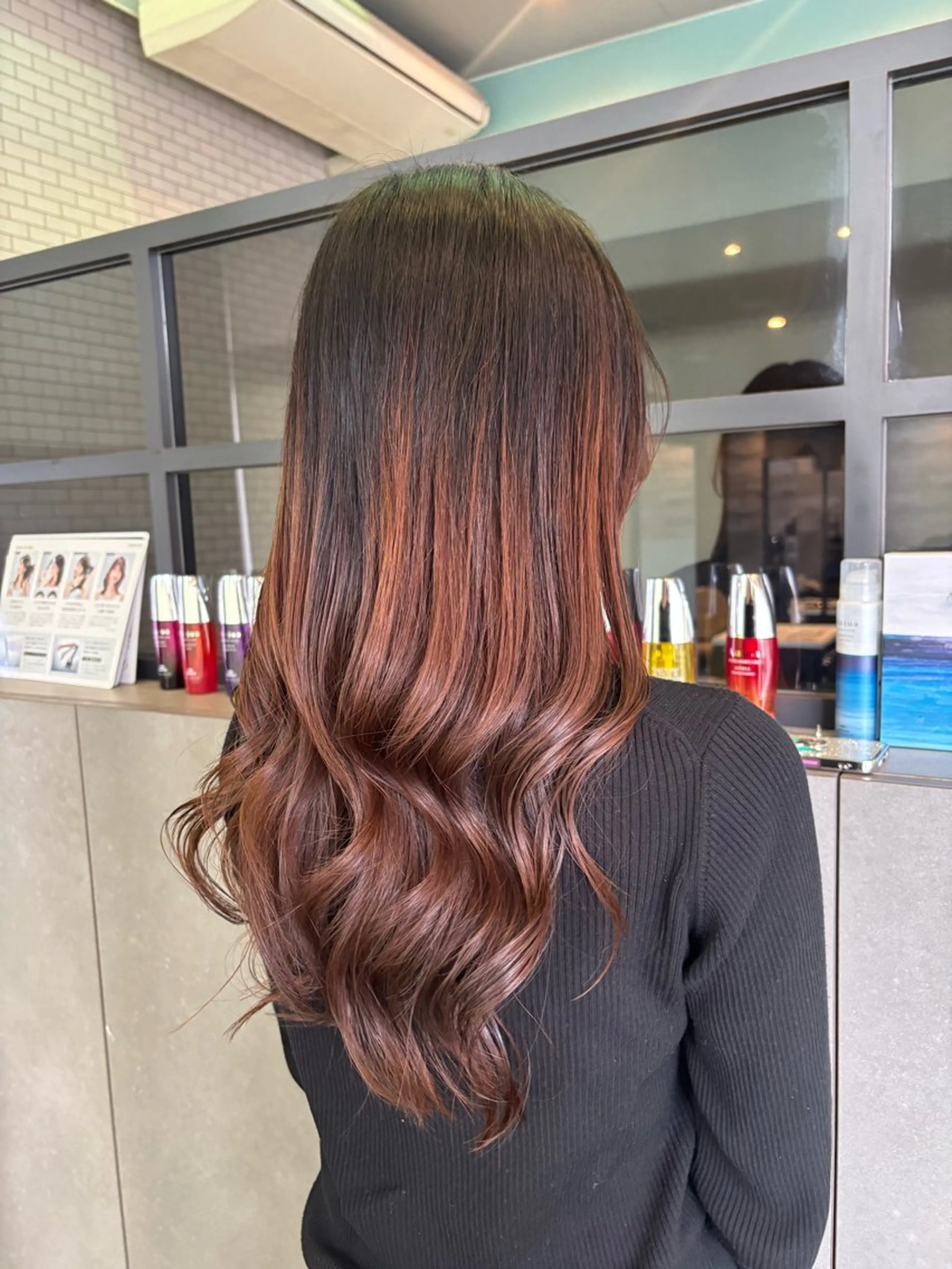 ロング レイヤーカット カット 古田 穂香/似合わせカラーのヘアスタイル