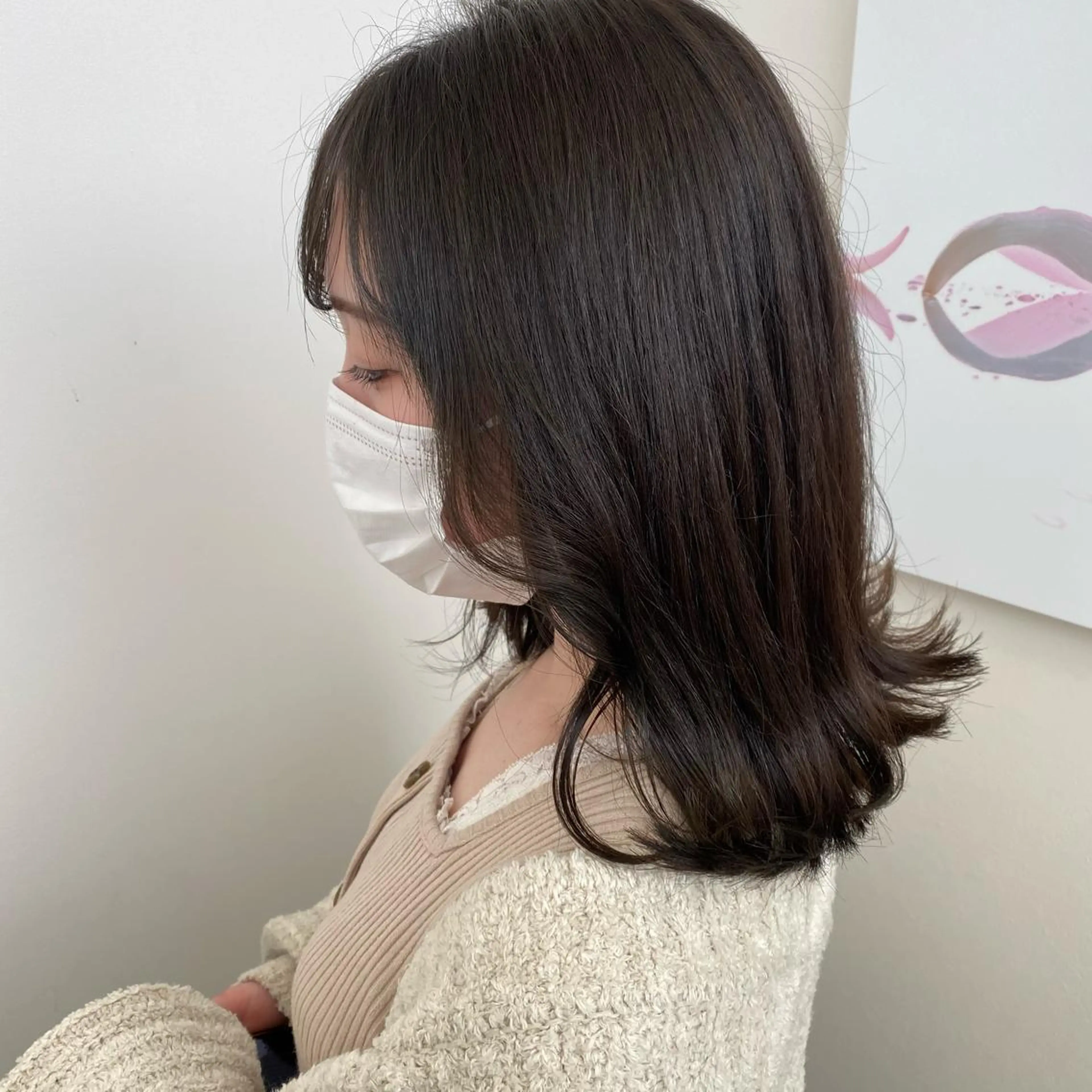 セミロング カラー La fith hair lov.所属・Okamura Chisatoのヘアスタイル