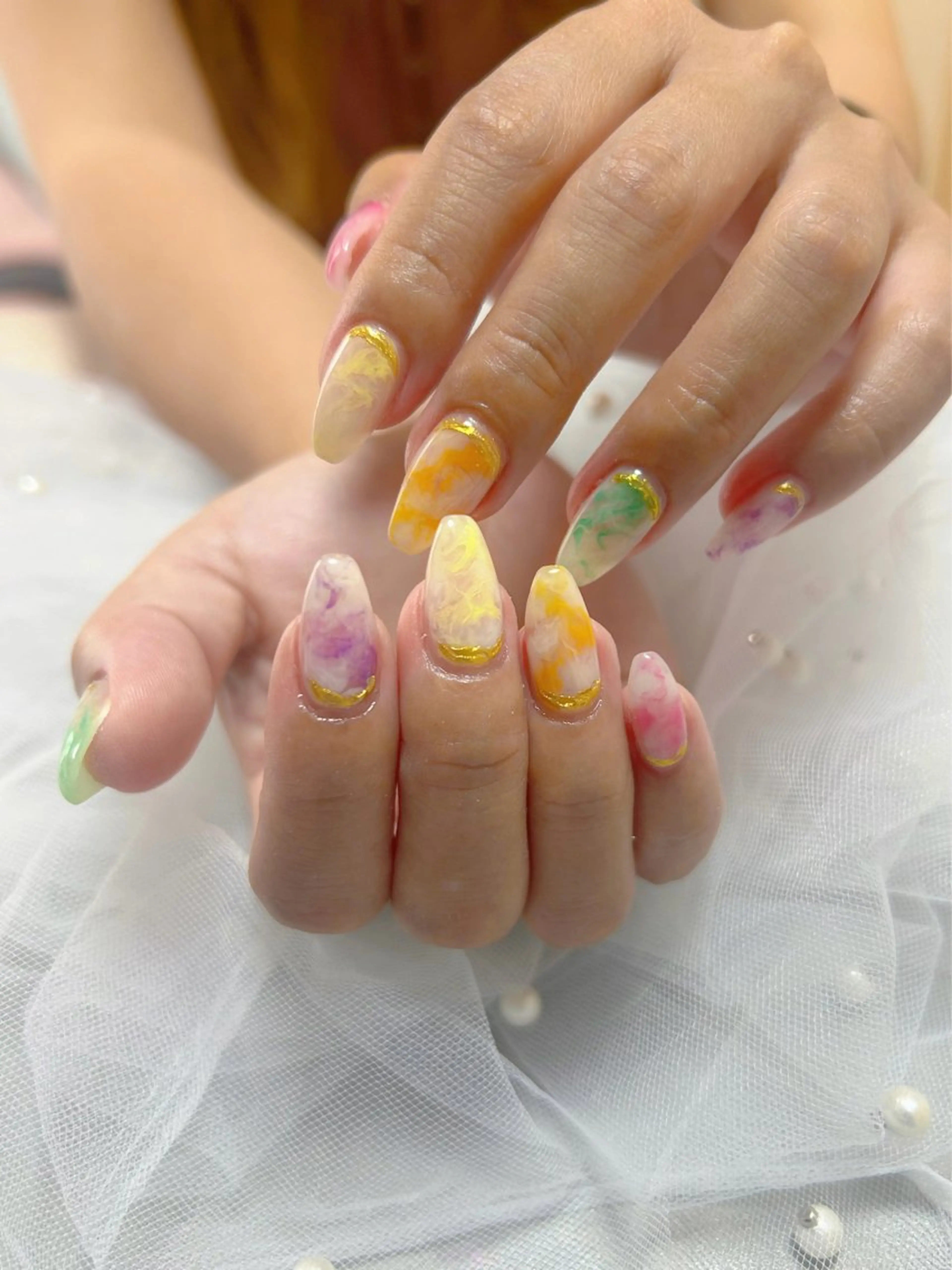 ネイル ハンドネイル 森 晴有のネイルデザイン