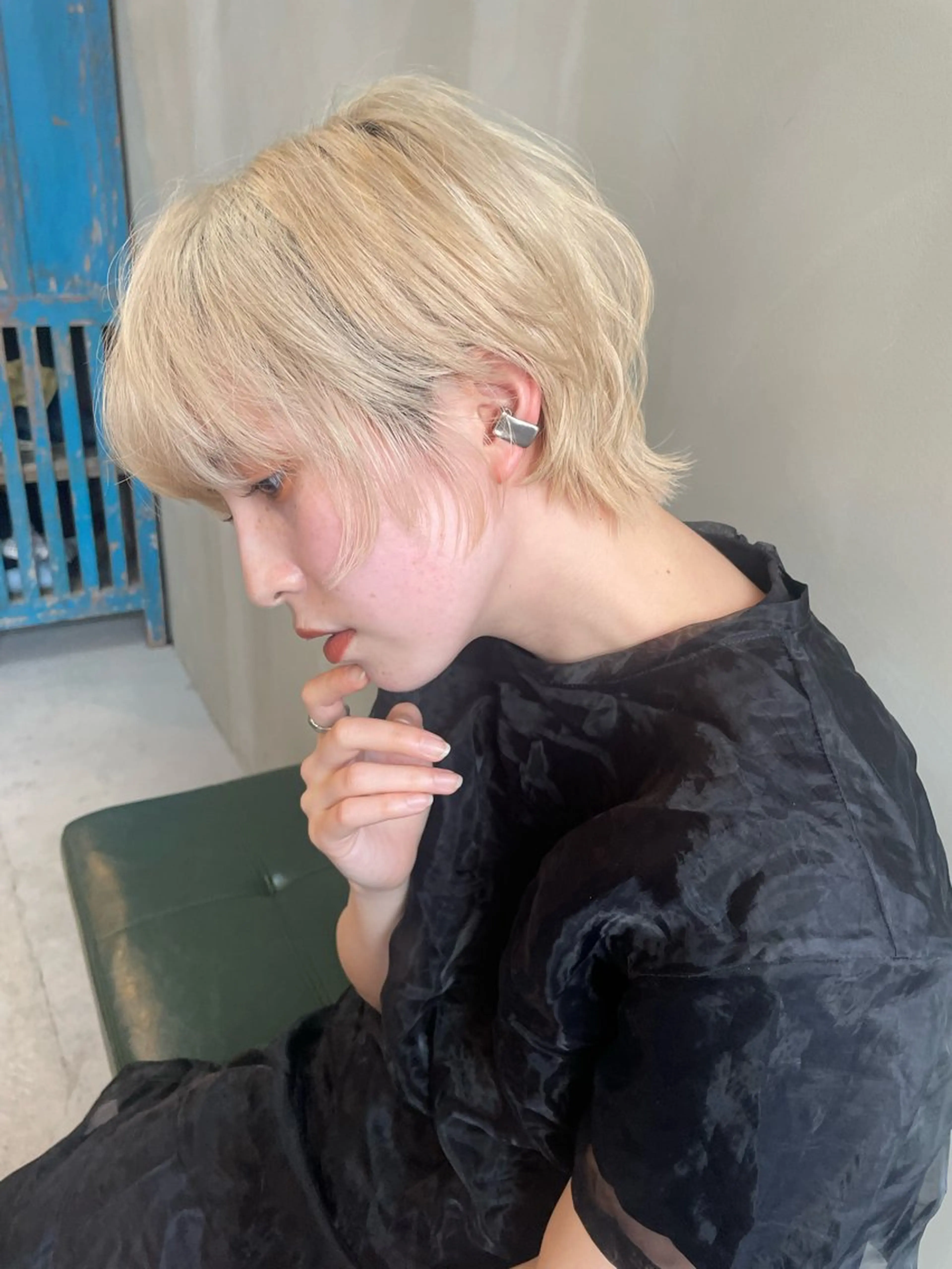 ショート カラー カット ヘアカラー トリートメント ショート/ボブ/ 心斎橋/宮脇美奈のヘアスタイル