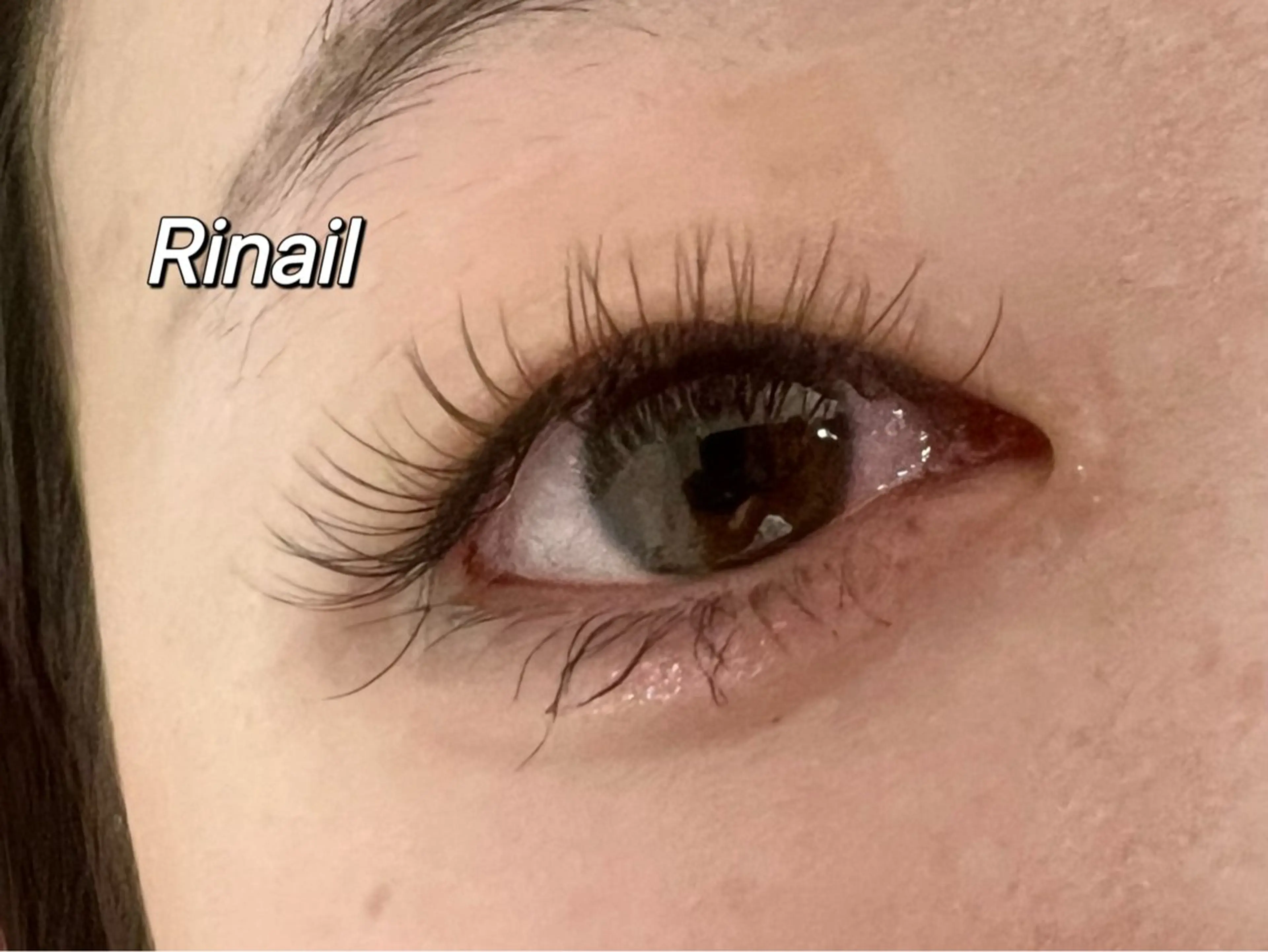 マツエク・マツパ バインドロック ナチュラル パリジェンヌラッシュリフト まつげパーマ 下まつげエクステ YK Rinのネイルデザイン