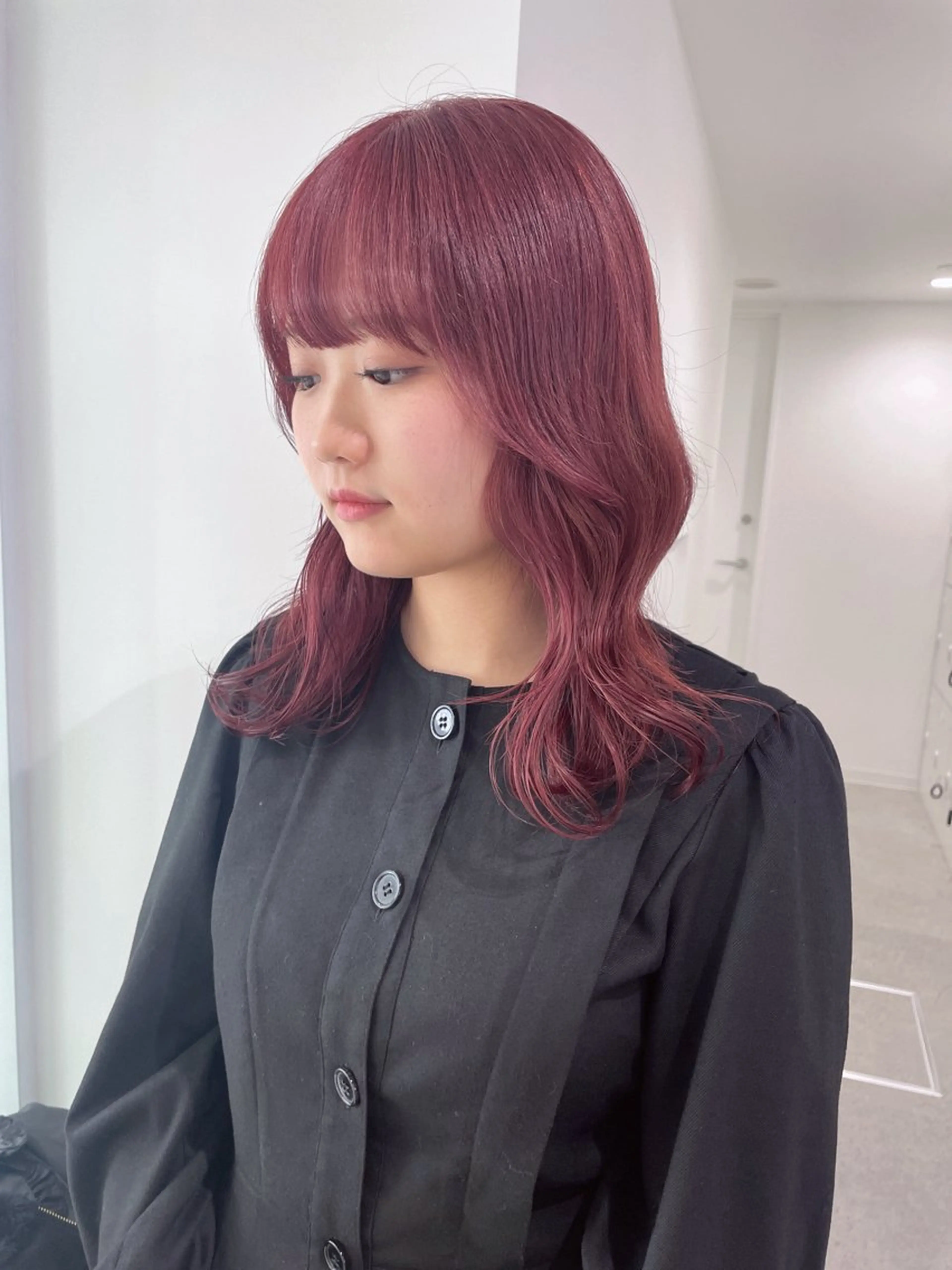 ロング ヘアカラー 盛れる暖色🎀ガーリ ーヘア🎀きっかのヘアスタイル