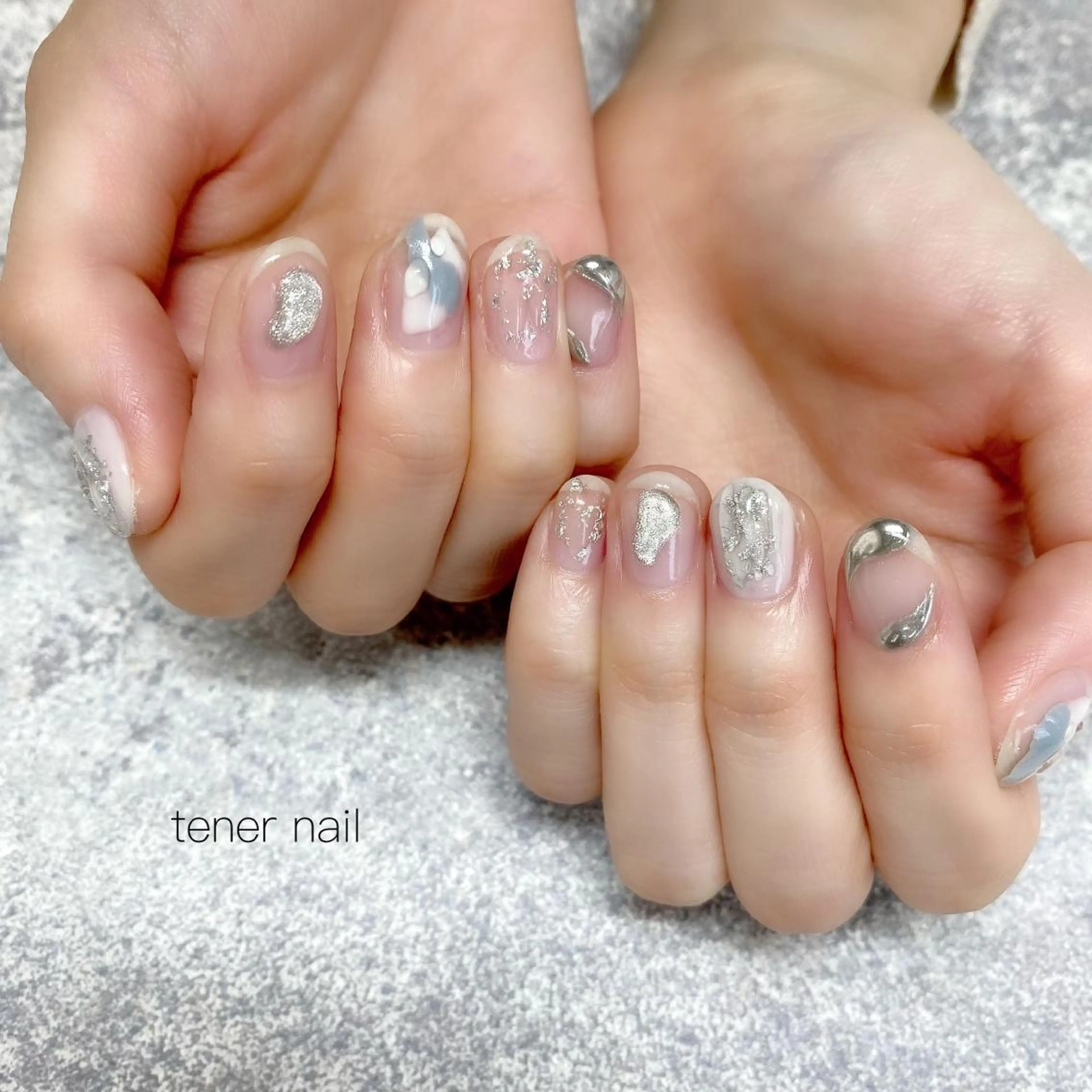 ネイル クリアネイル ニュアンスネイル tener  nail  テネルネイル所属・テネルネイル tener nailのネイルデザイン