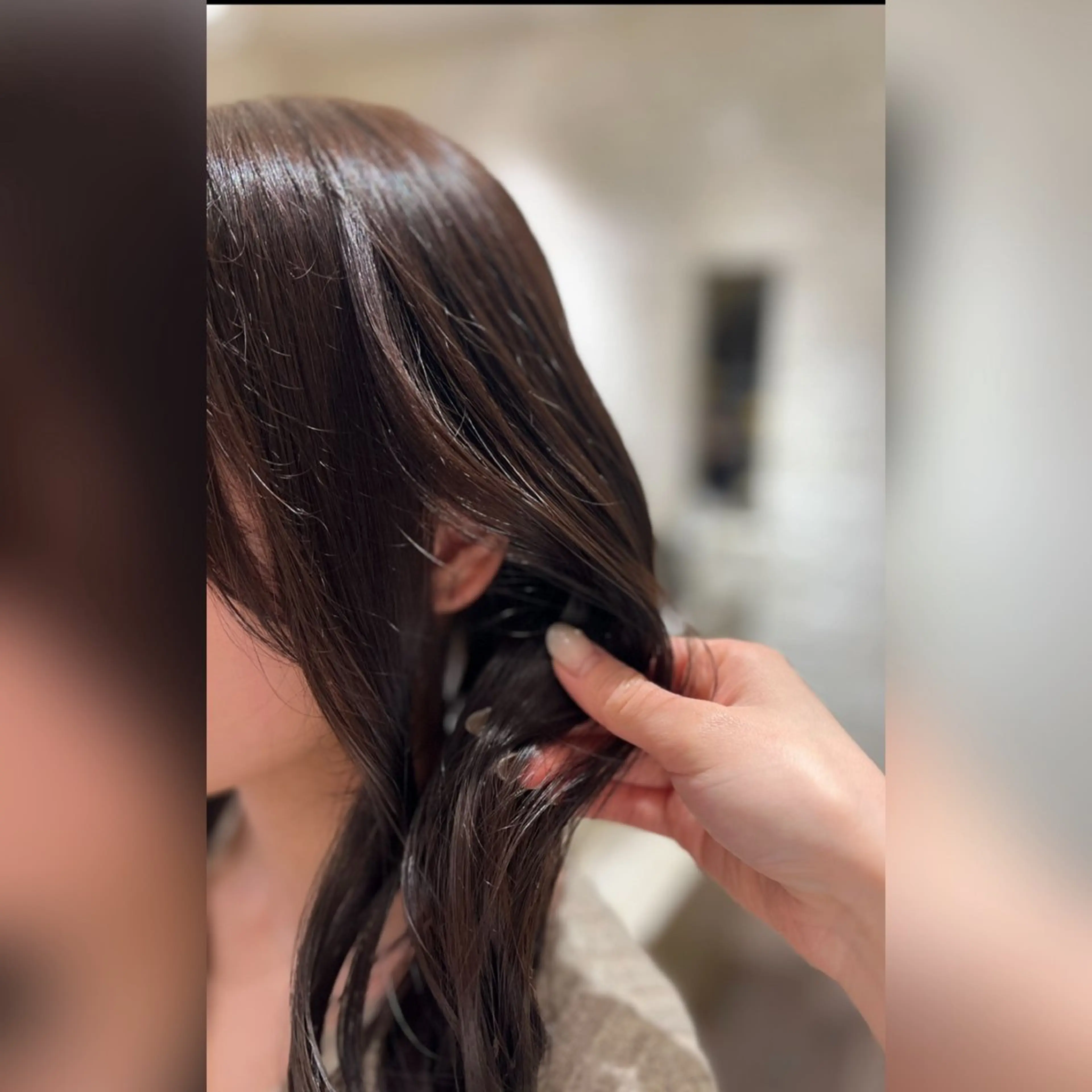 ロング カラー 高橋 奏のヘアスタイル