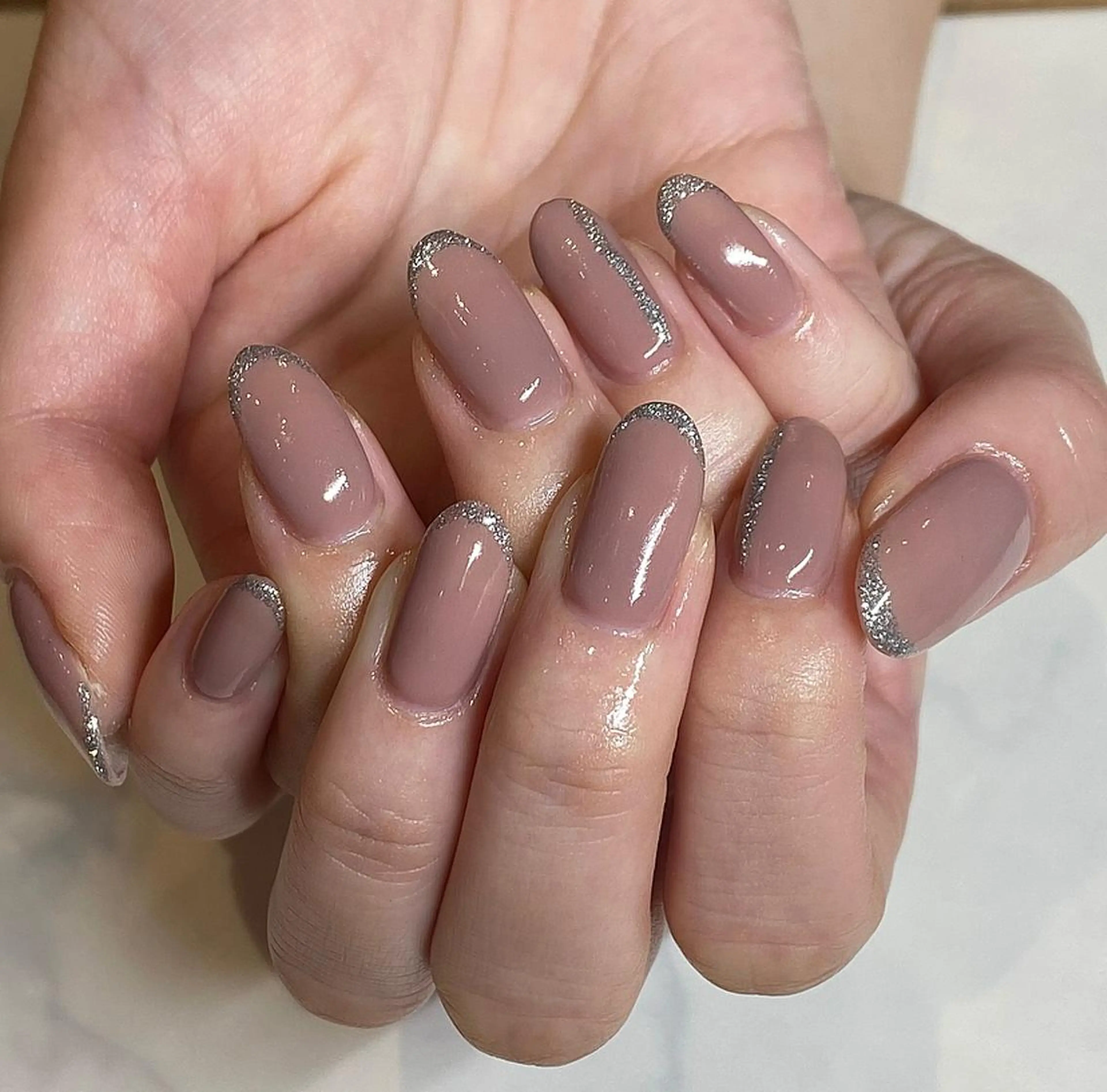 ネイル ラメ(グリッター) 石塚 愛里のネイルデザイン