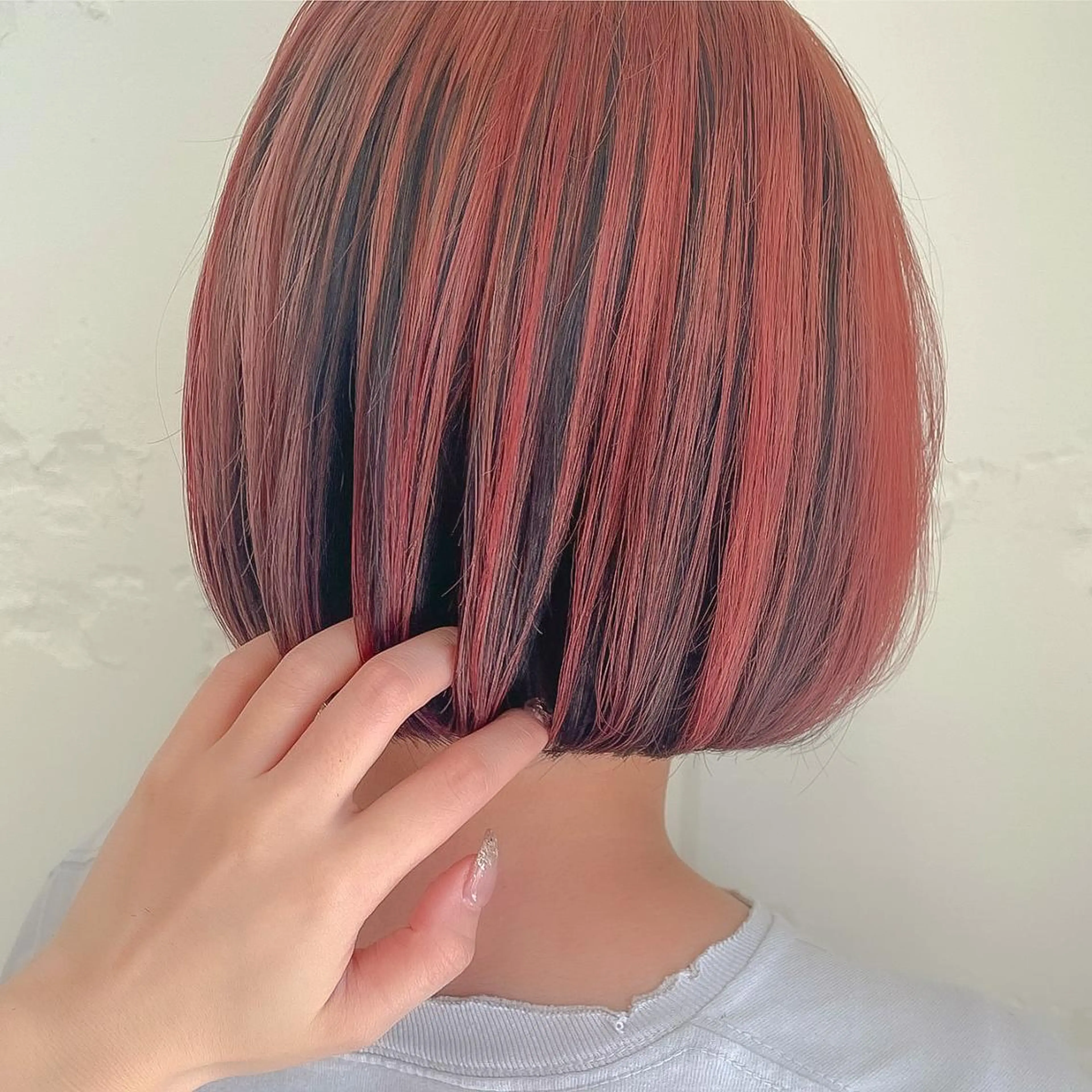 ミディアム カラー ba_boo 福岡店のヘアスタイル
