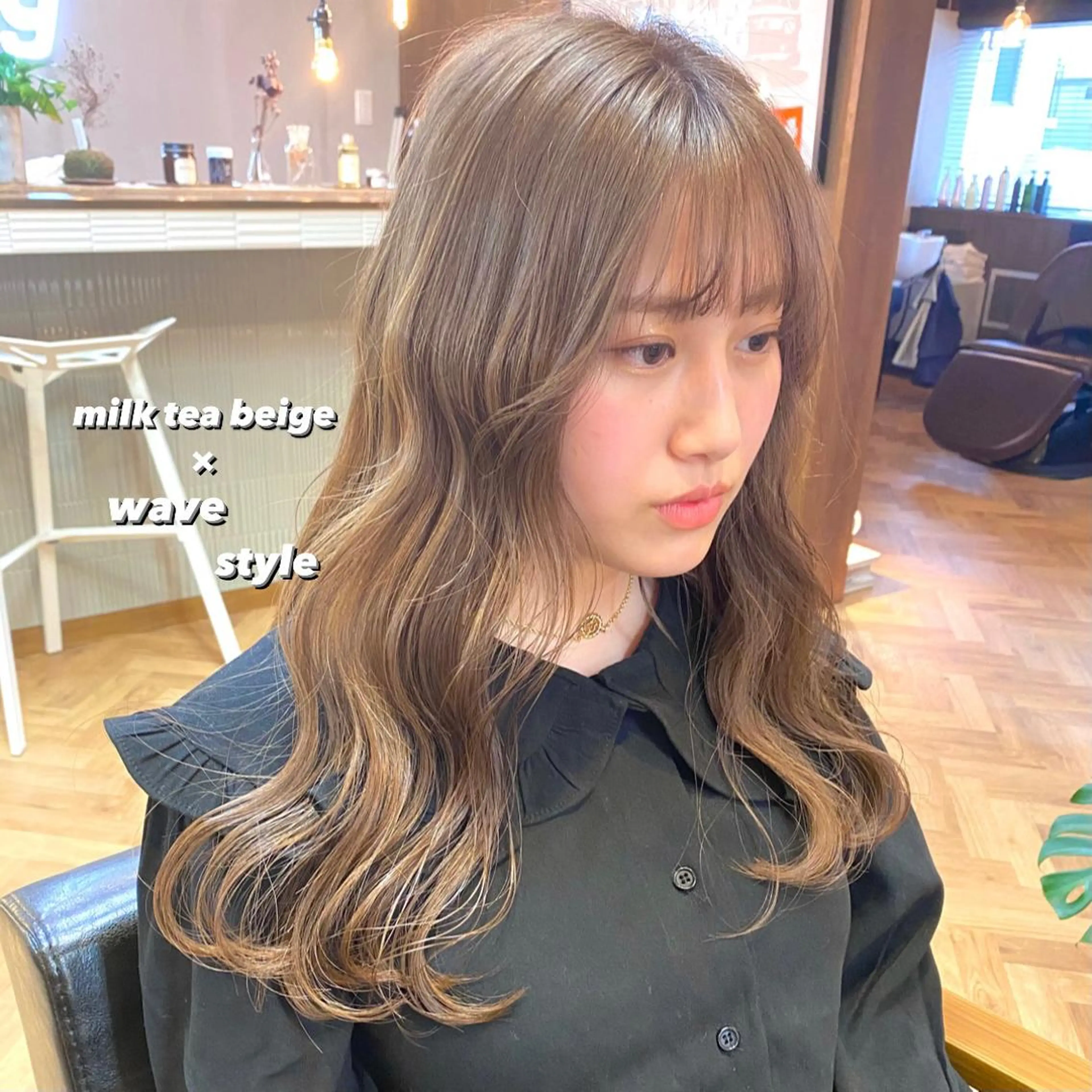 ロング カラー パーマ ヘアアレンジ メンズ キッズ ネイル マツエク・マツパ メンズブリーチ メンズ韓国風 ブリーチ 韓国風マツエク 韓国風ヘア カット ヘアカラー EMANON梅田店所属・前川 朋香のヘアスタイル