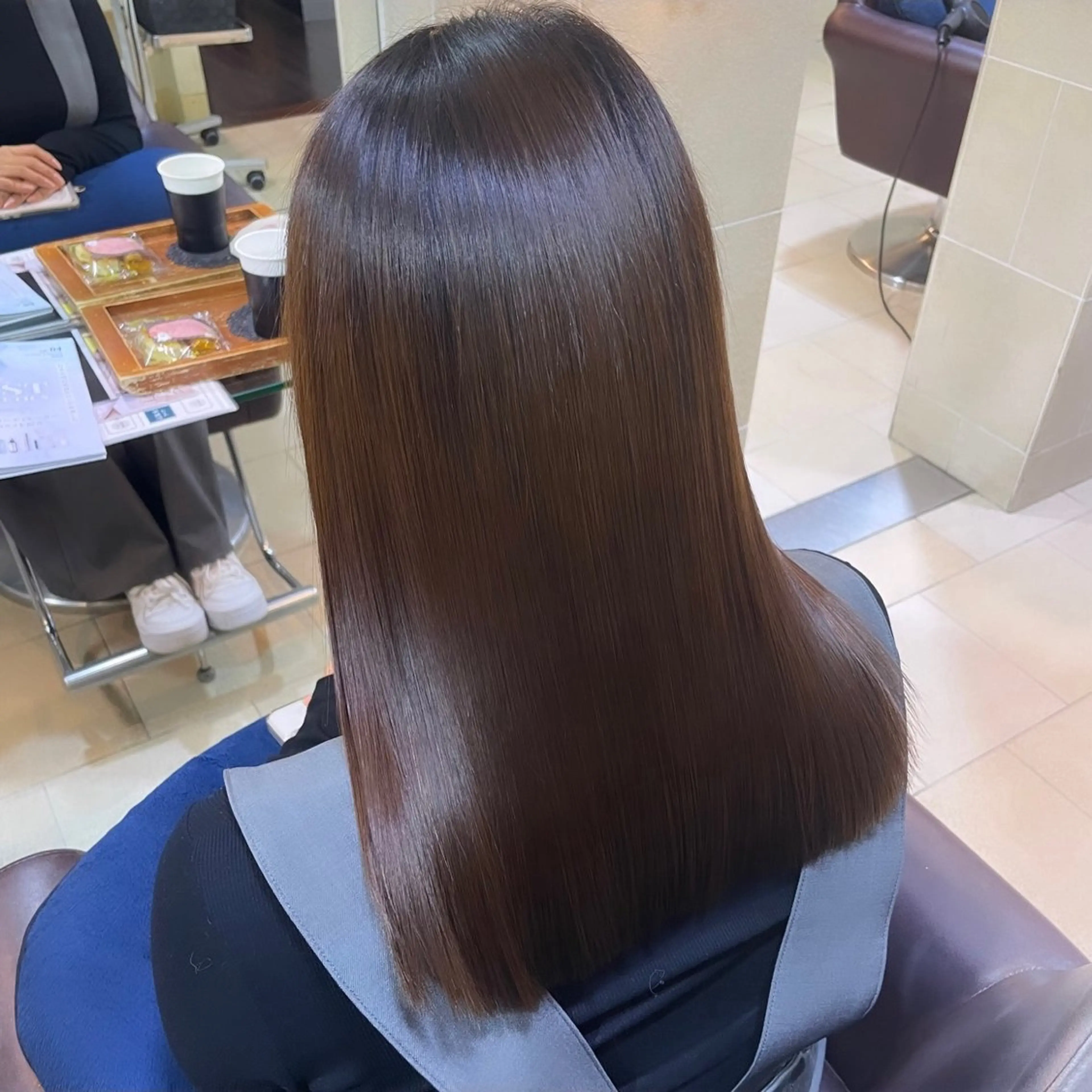 セミロング パーマ カット 縮毛矯正 トリートメント grace by happiness所属・艶髪/巻ける縮毛矯正 /髪質改善naoのヘアスタイル