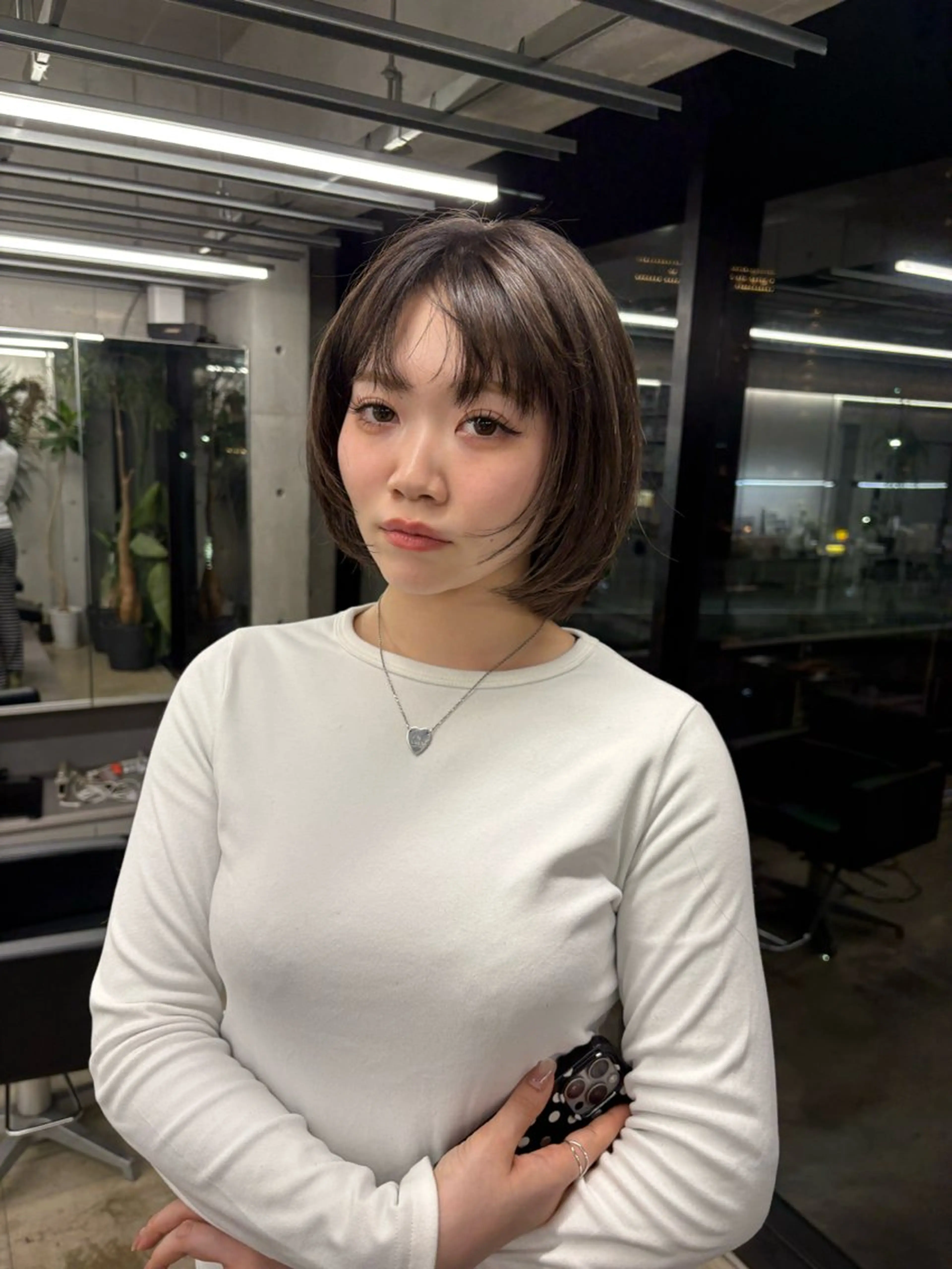 ショート フジイ トワのヘアスタイル