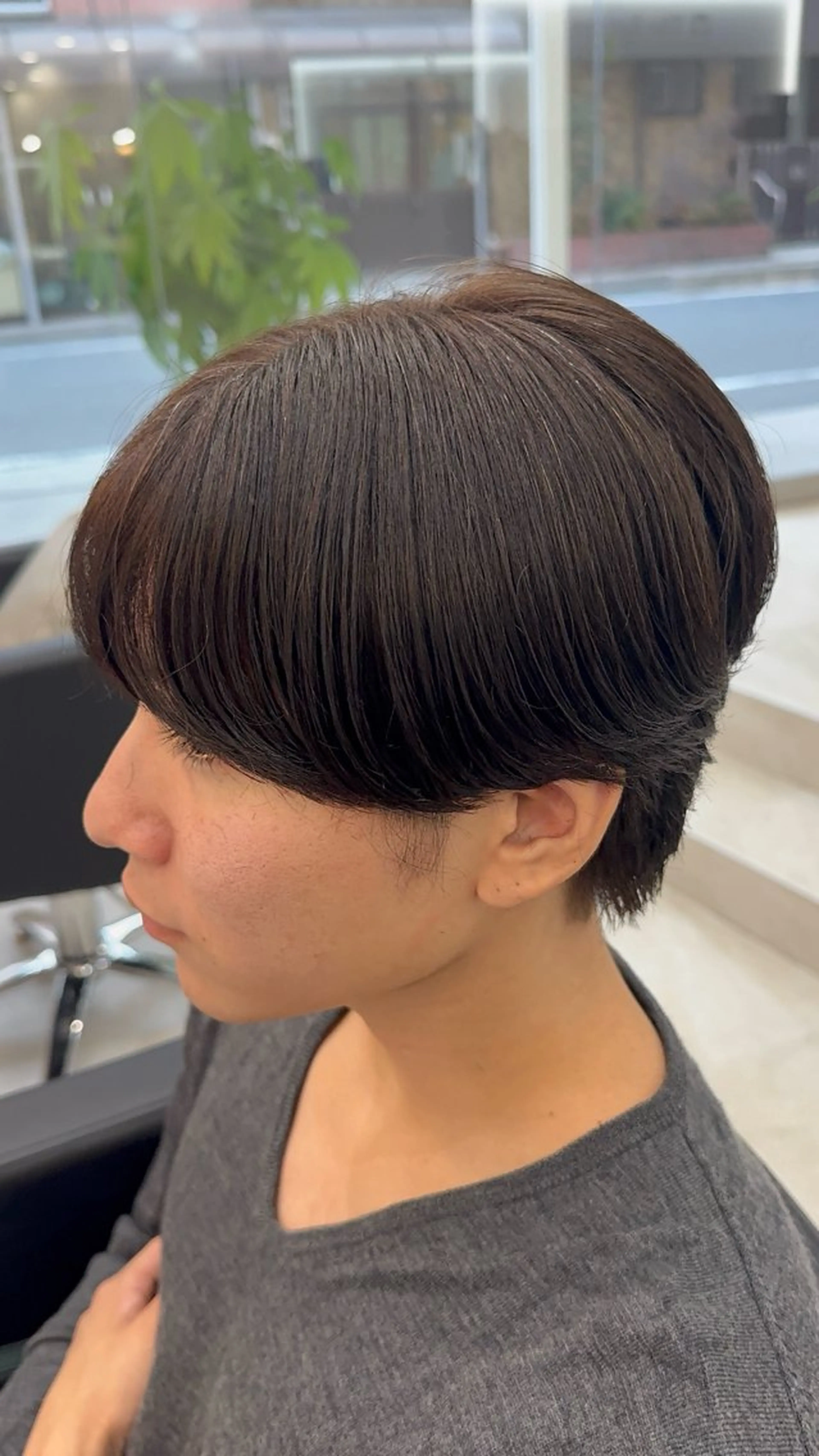 ミディアム カット 加藤 優眞のヘアスタイル