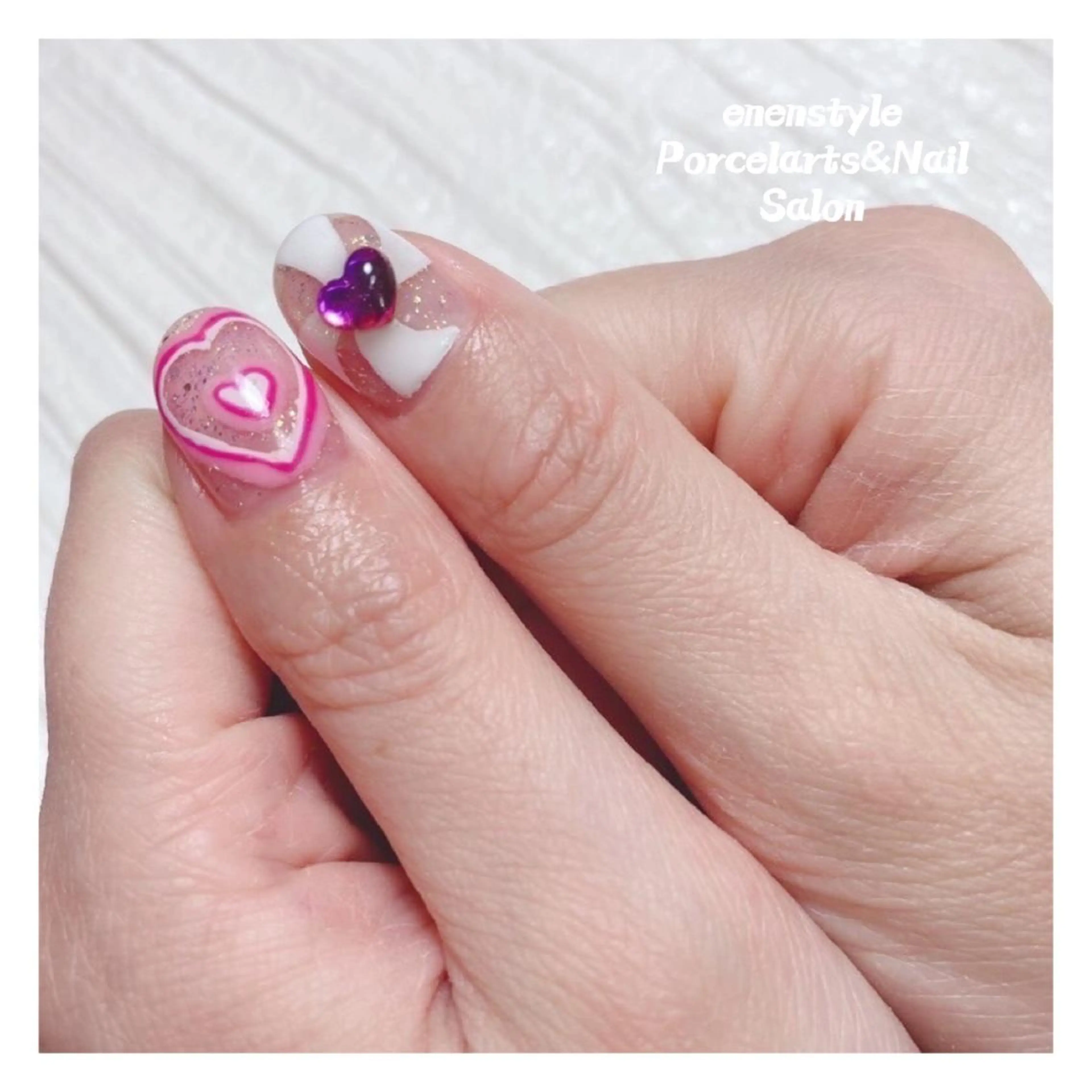 ミディアム ネイル 👑enen style👑のネイルデザイン