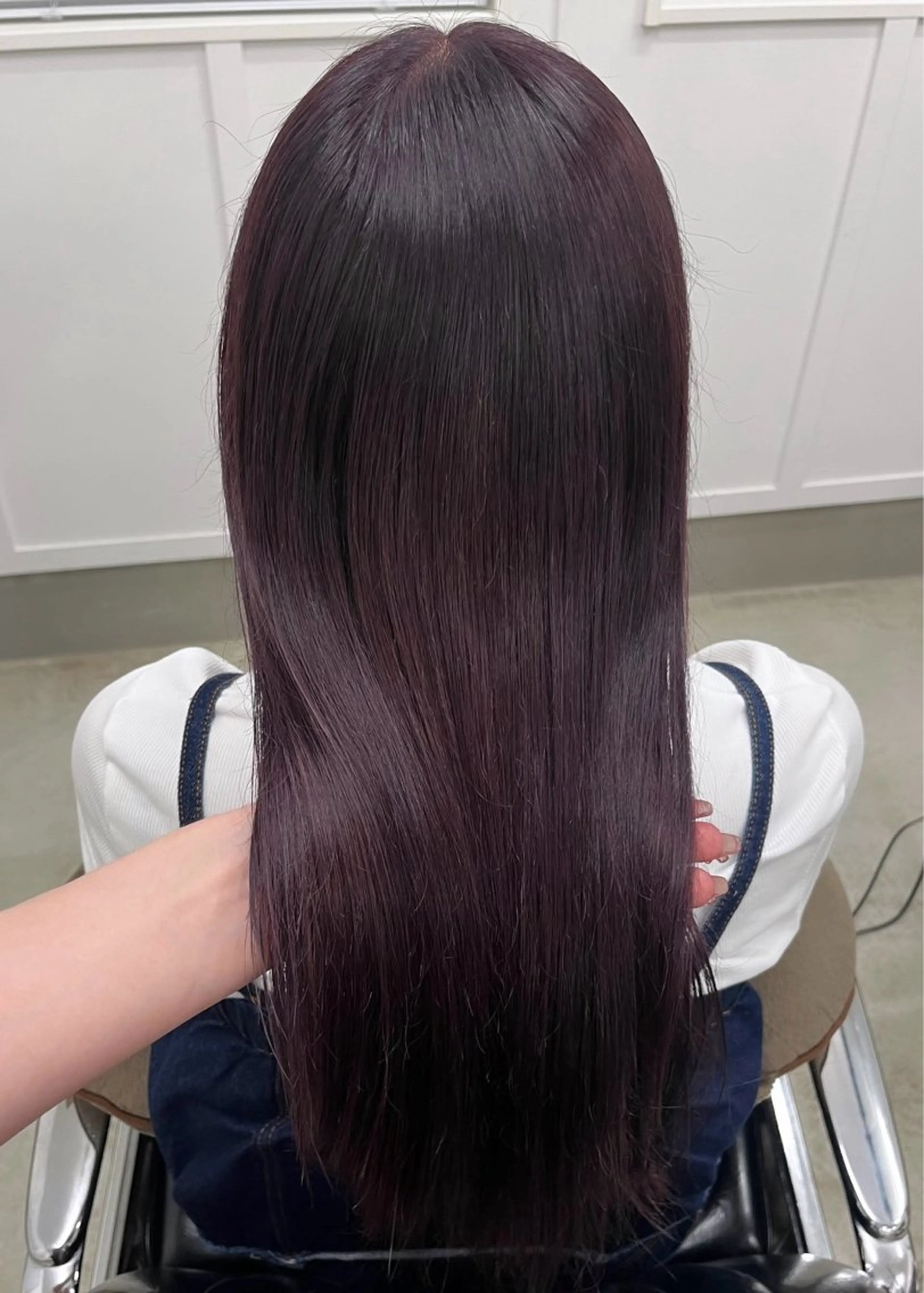 セミロング カラー Ciel hair&peace所属・aren ／透明感colorのヘアスタイル