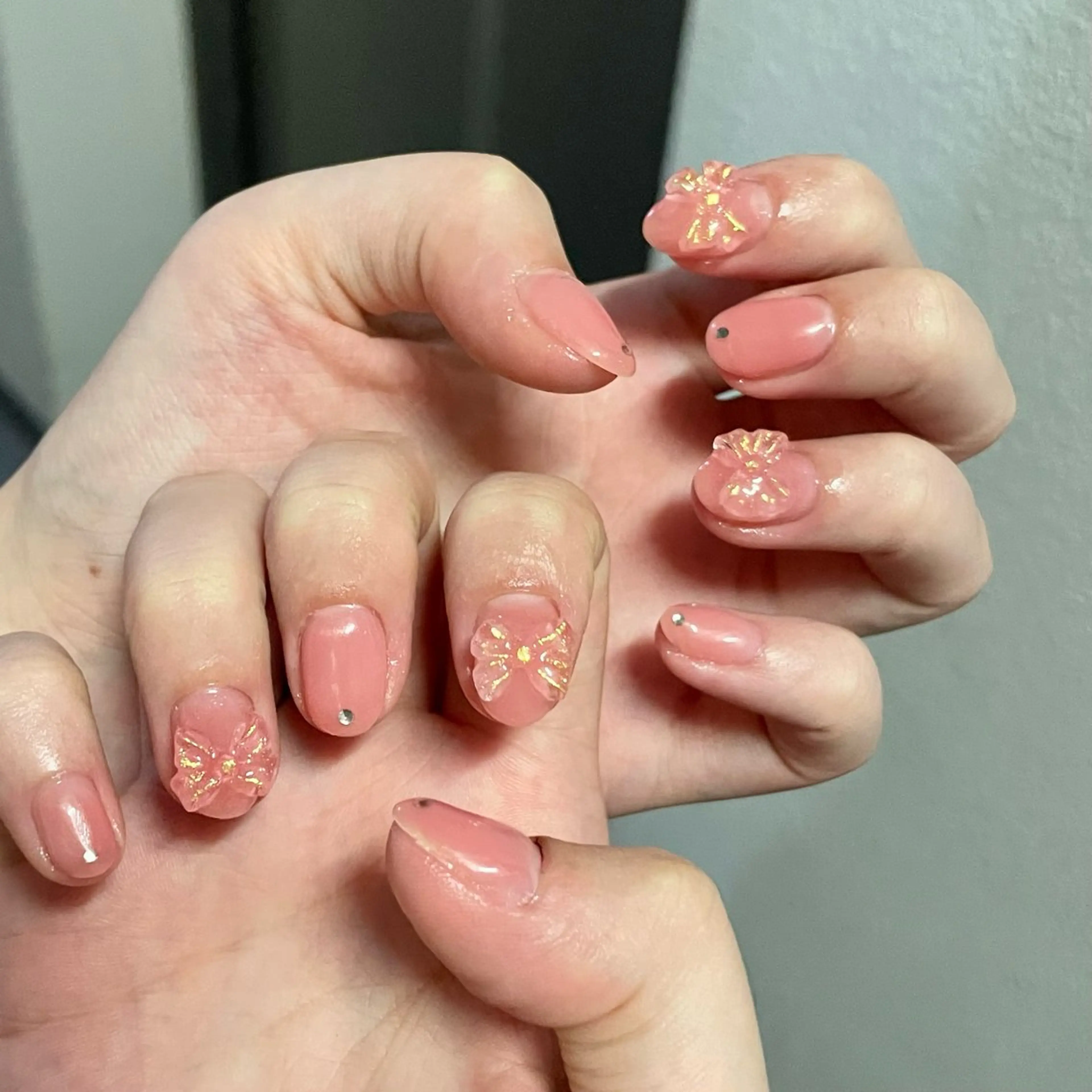 ネイル ハンドネイル By moonネイル 🌷ワンホン/韓国風のネイルデザイン