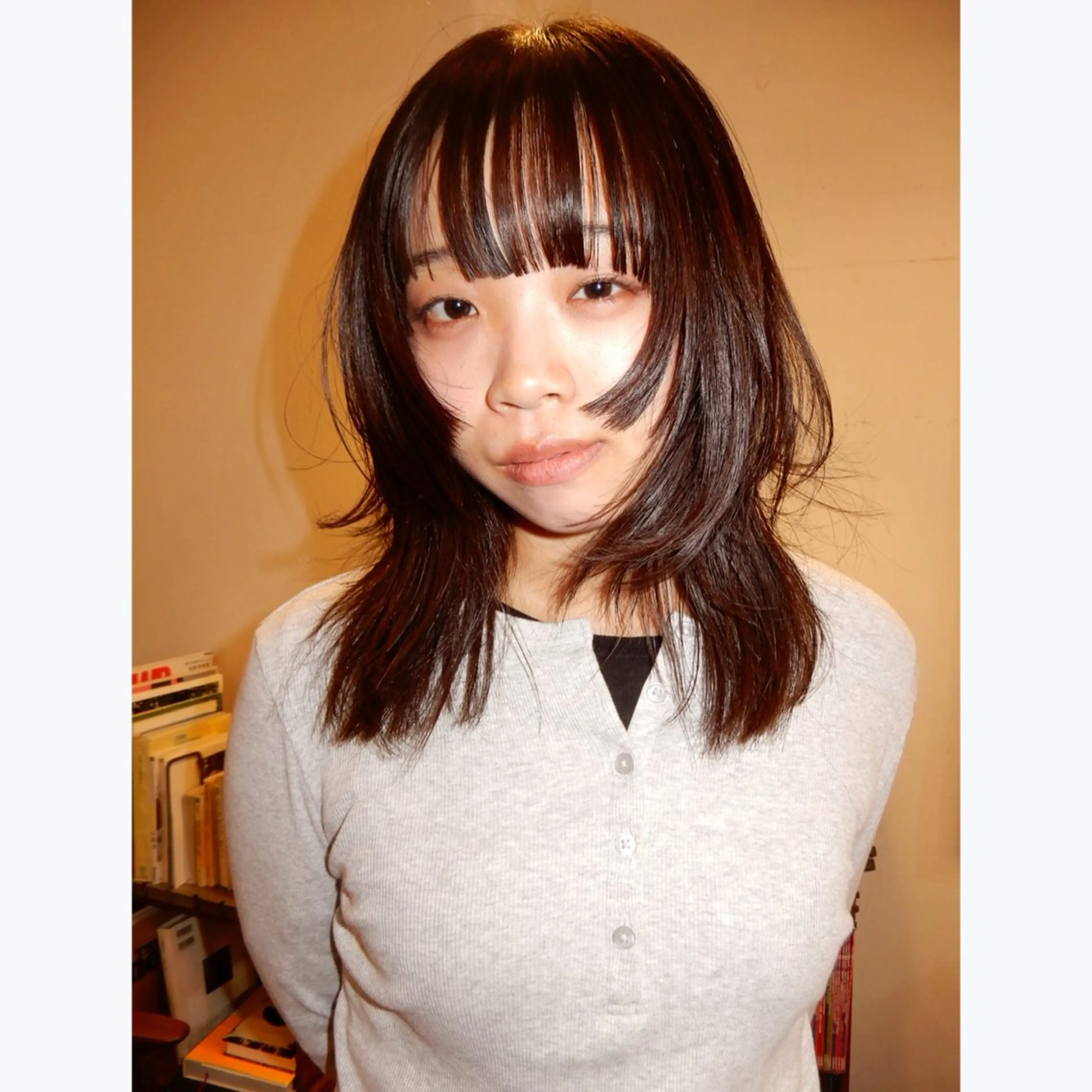 ロング カラー カット ヘアカラー デザインカット🎨 ボブ🫟おざきのヘアスタイル