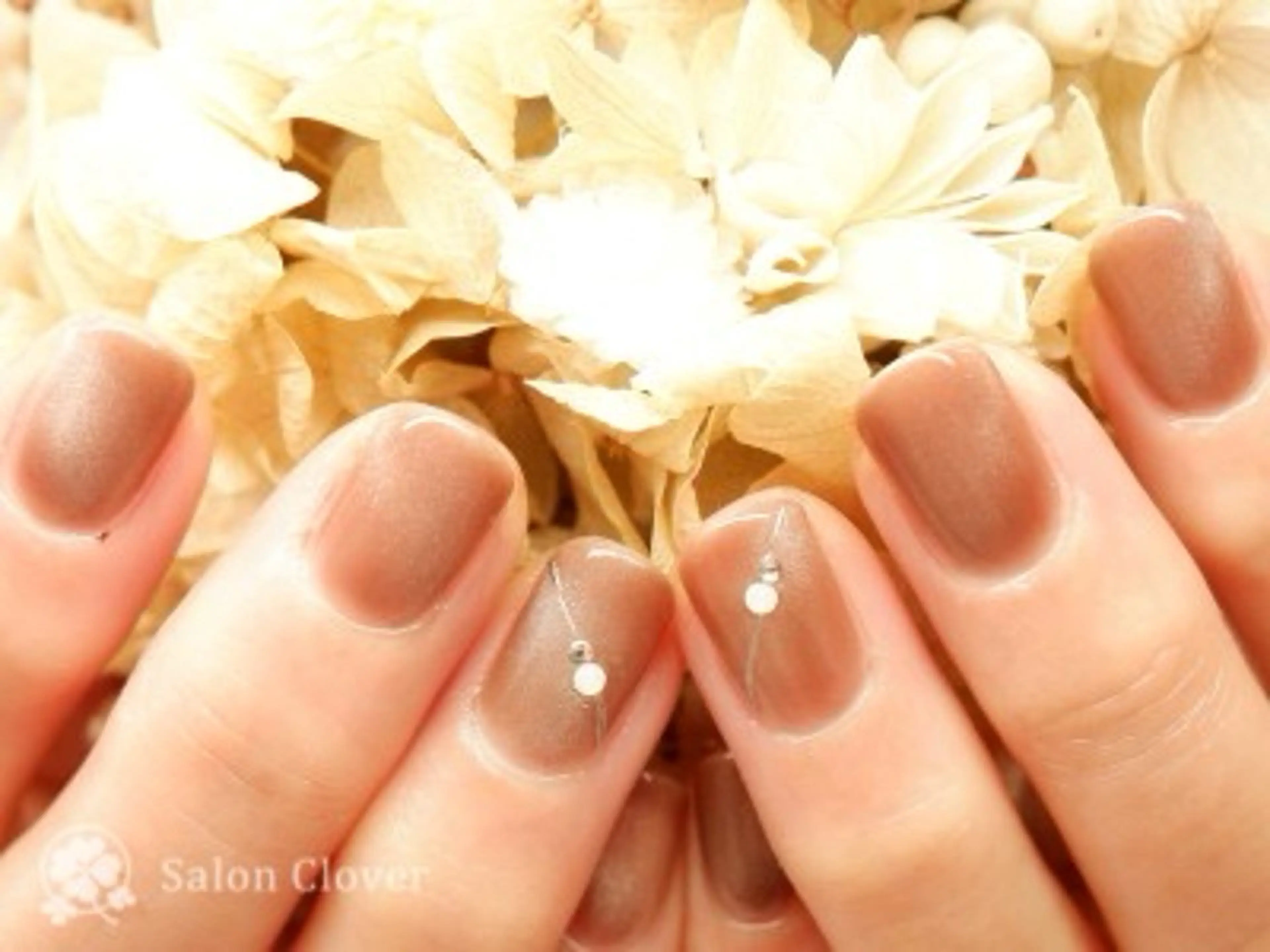 ネイル アートネイル ジェルネイル マグネットネイル Salon Cloverのネイルデザイン